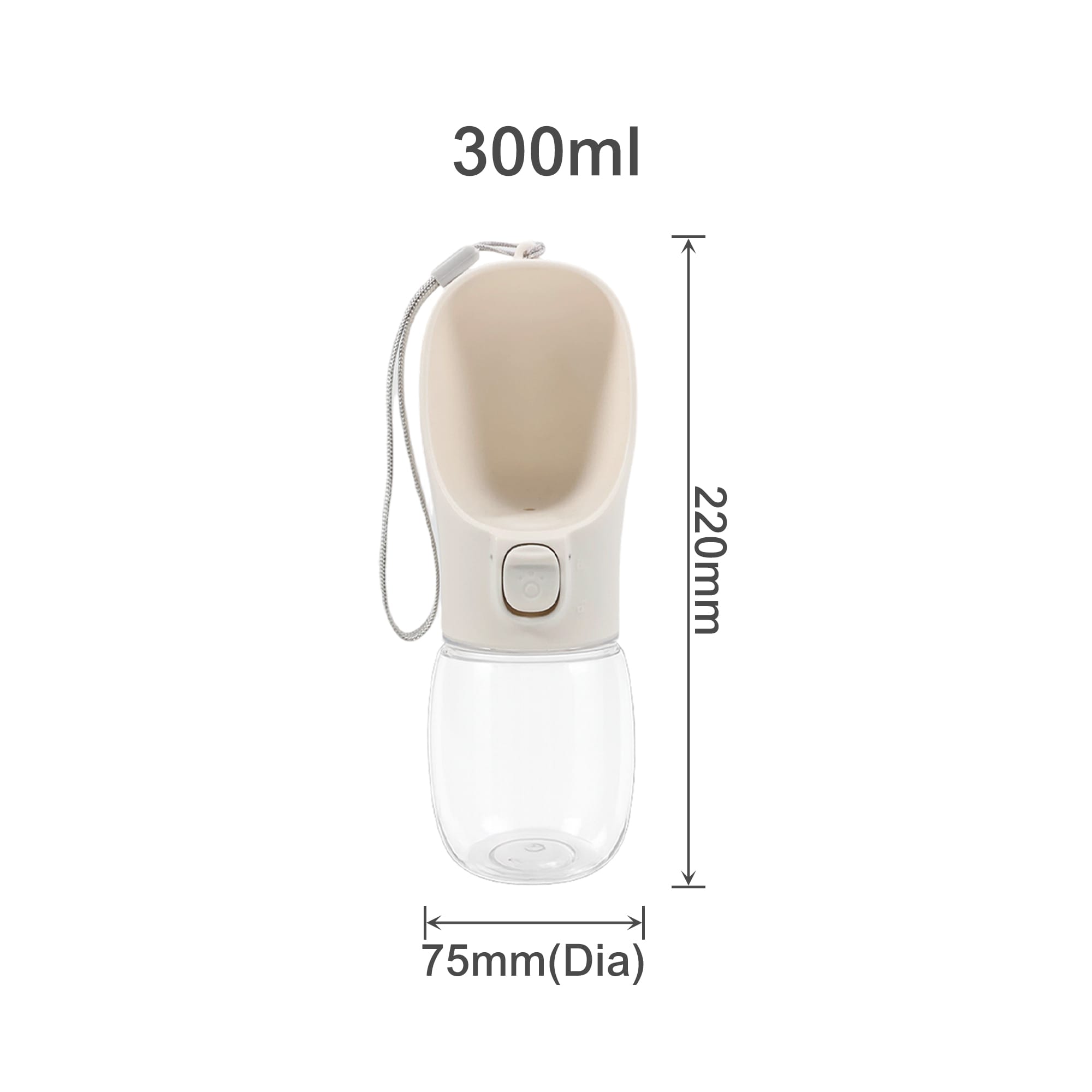 300ml Portable Pet Water Bottle