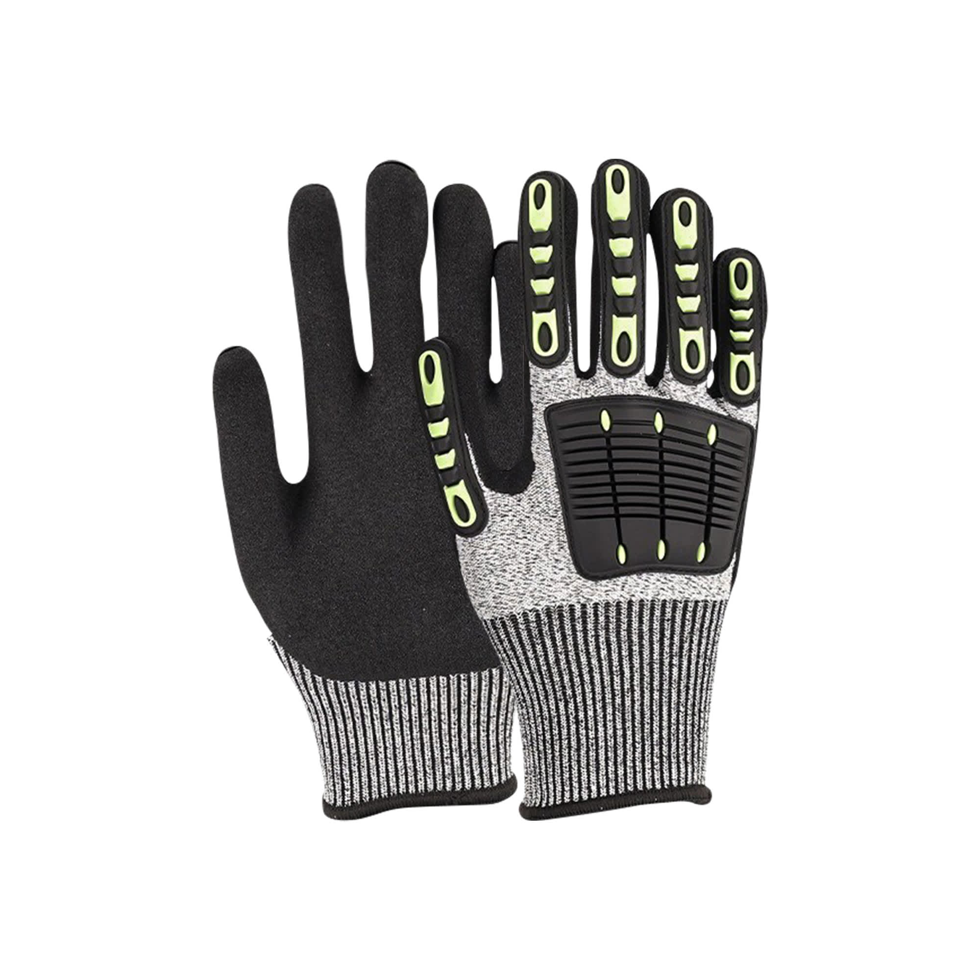 Heavy Duty Safety Work Gloves With Reinforced Thumb Web