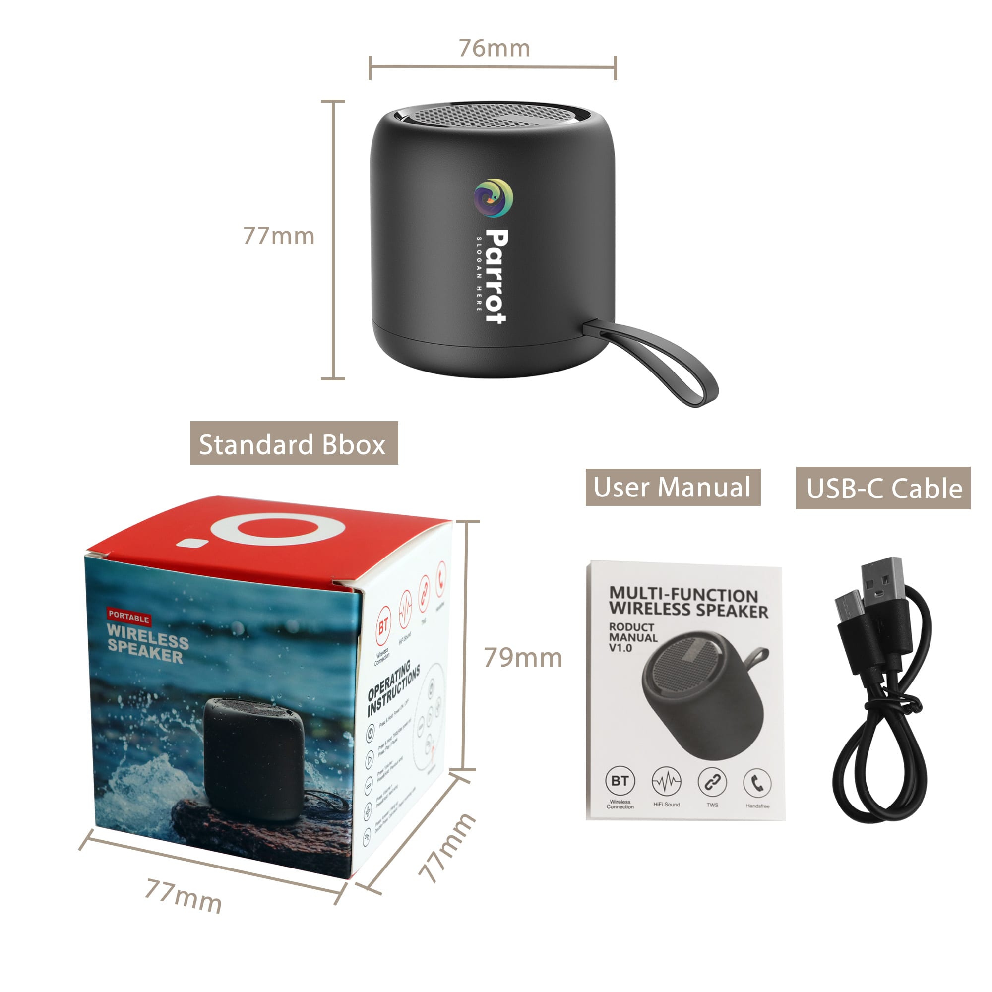 F11 Portable Waterproof Bluetooth Speaker