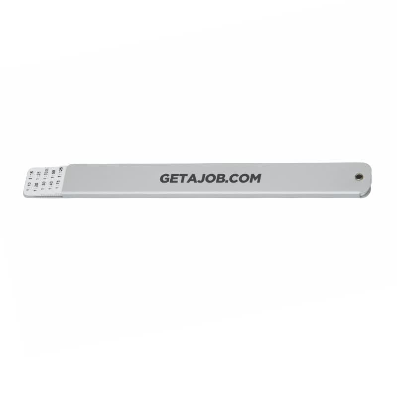 Measure-Mate Scale Rule, Silver