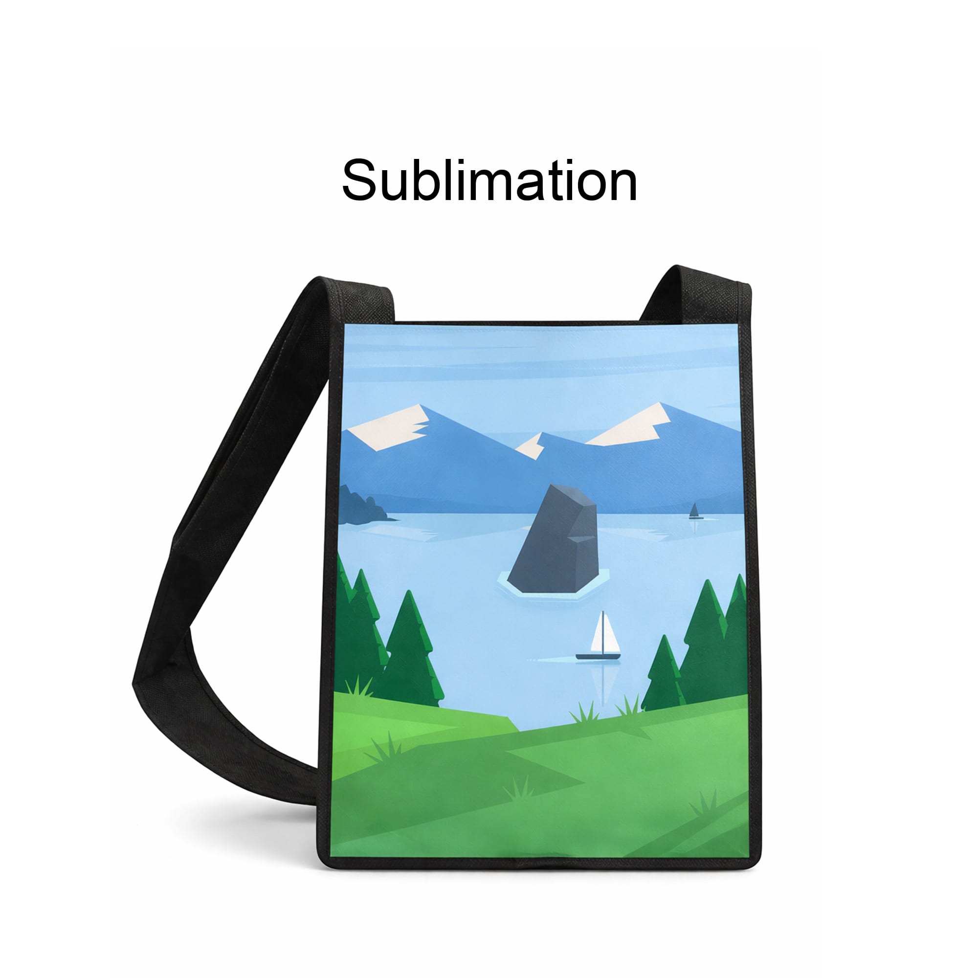 Custom Sublimation Crossbody Bag
