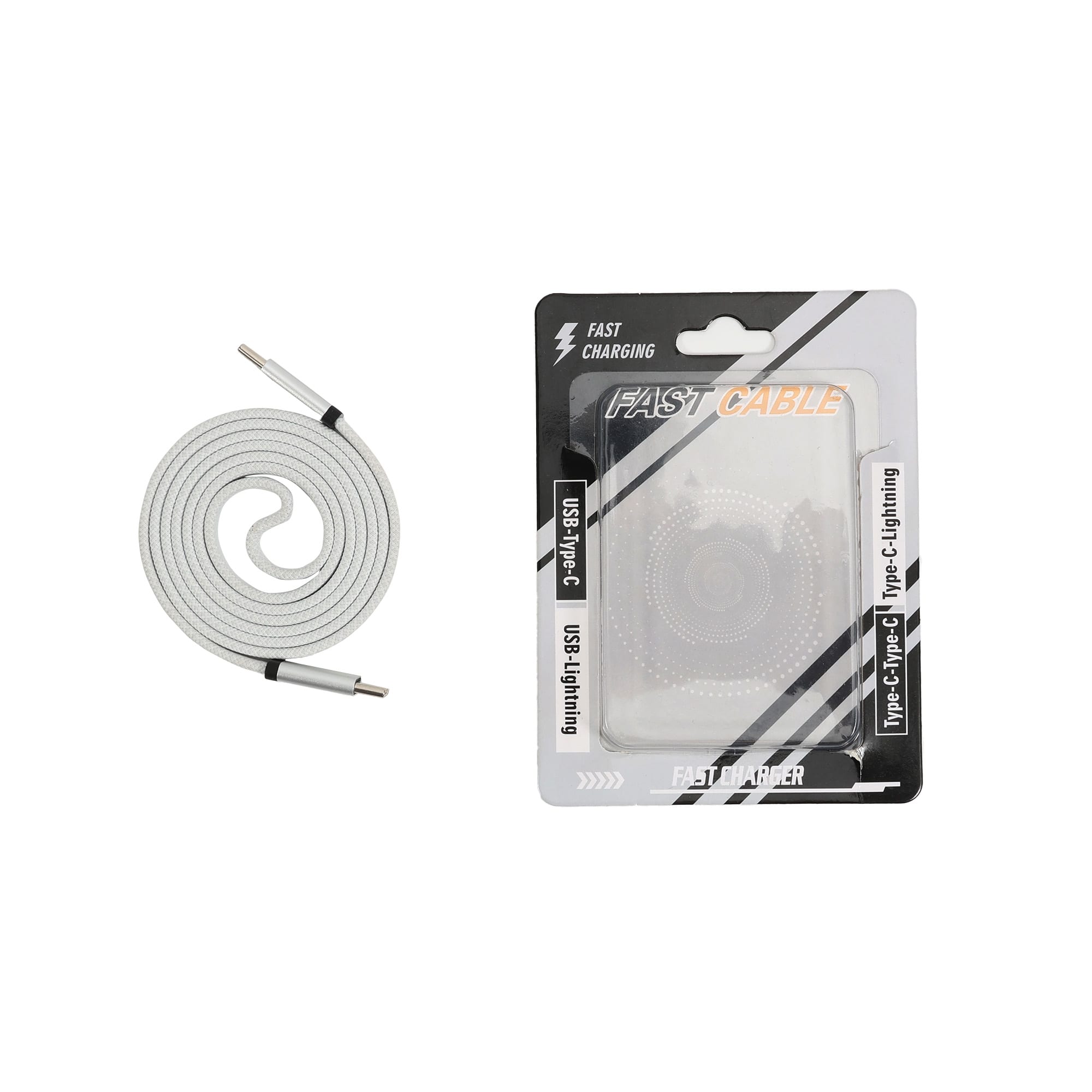100W Magnetic Flat Braided Charging Cable