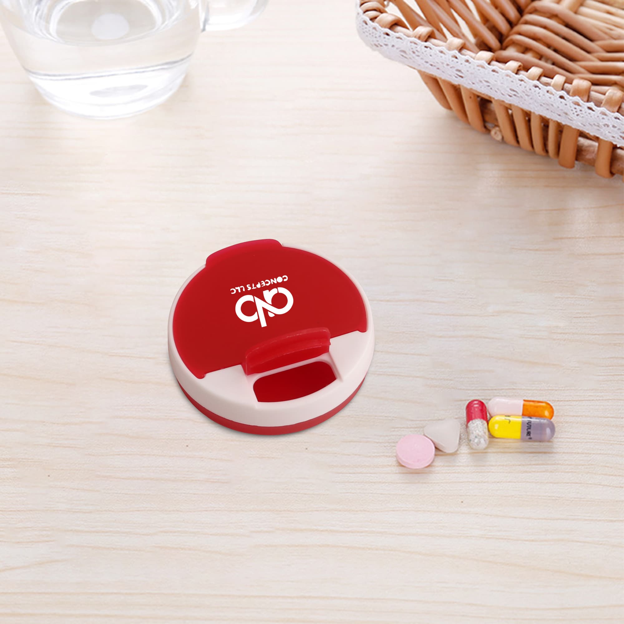Round Pill Box