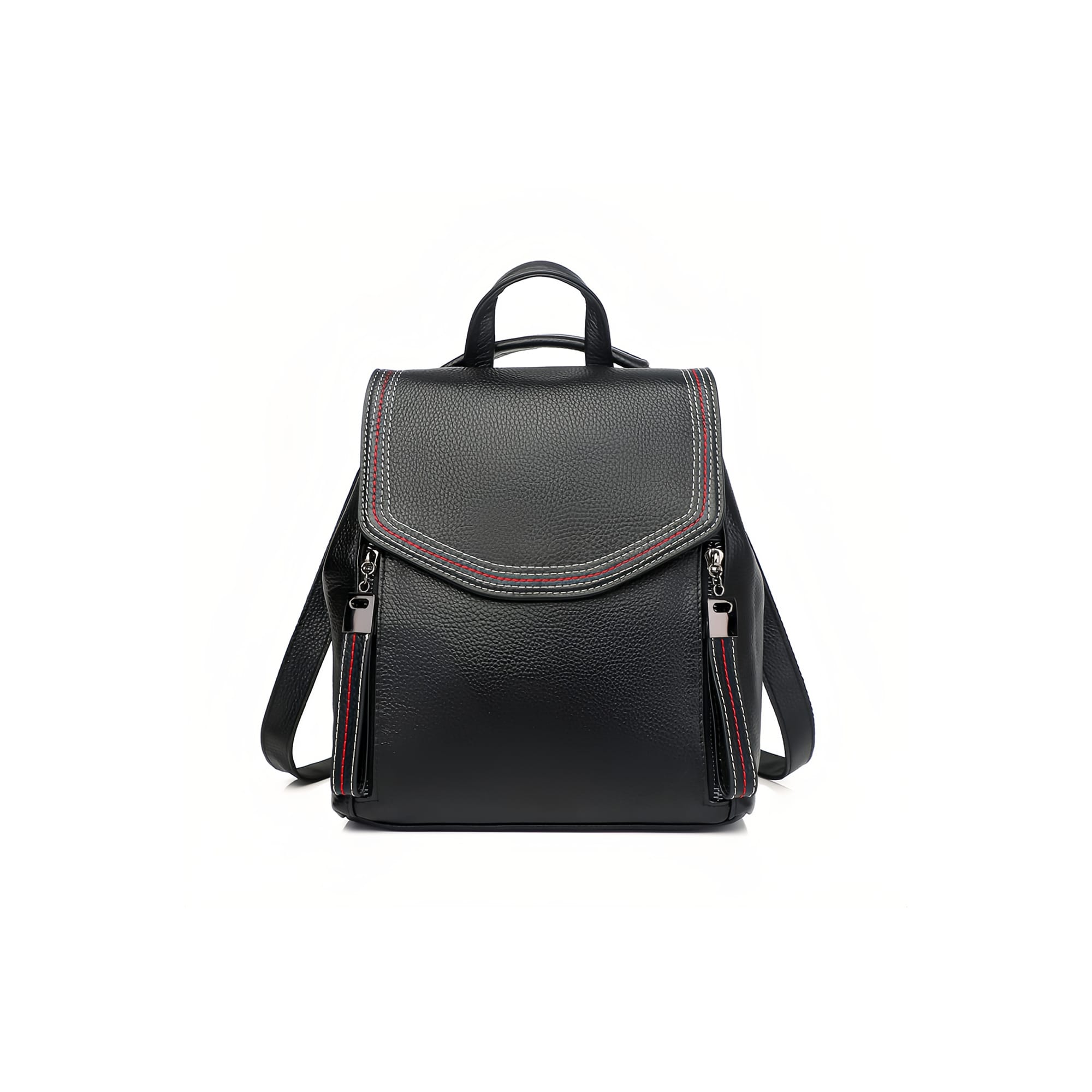 Convertible Leather Backpack