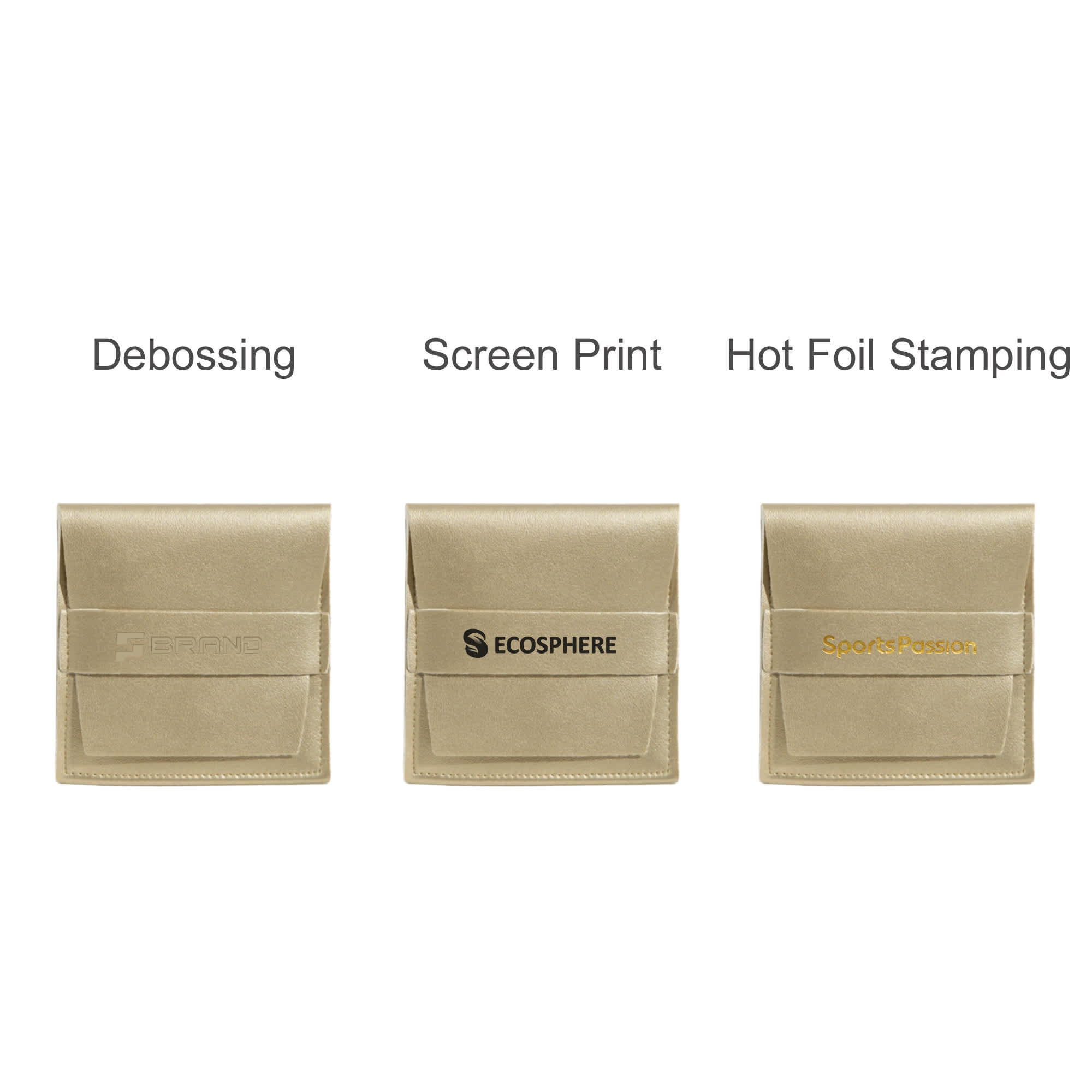 PU Leather Flip Jewellery Pouch