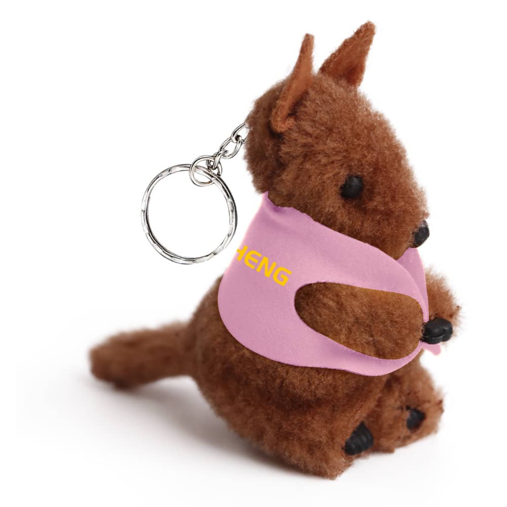 Kangaroo Clip on Stuffed Plush Toy