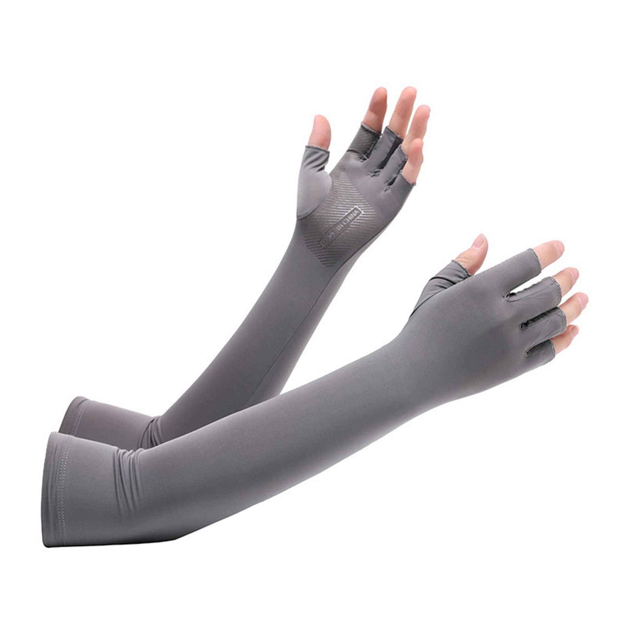 Long Sleeve Sun Protective Fingerless Gloves