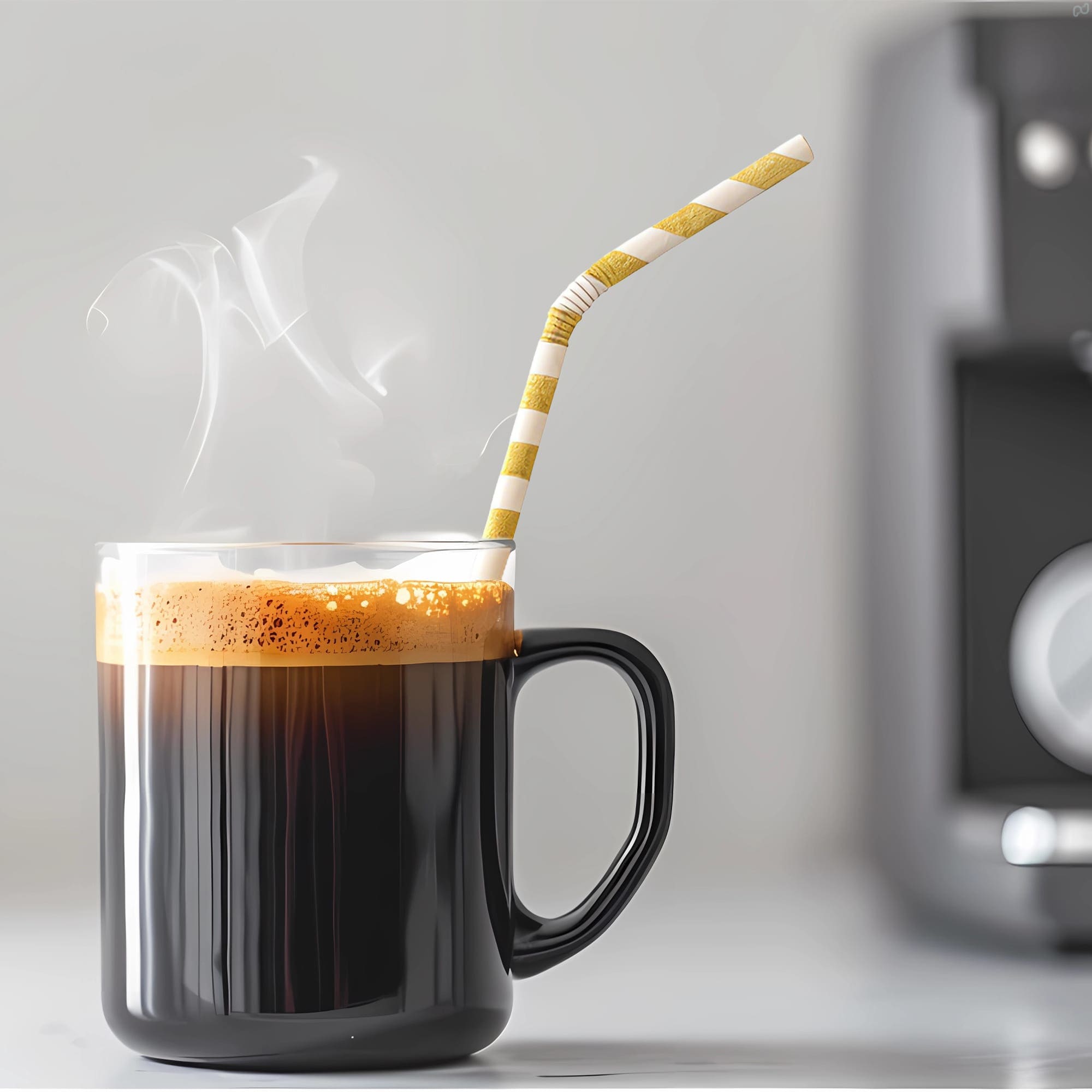 Custom Disposable 3-ply Bendable Drinking Paper Straw