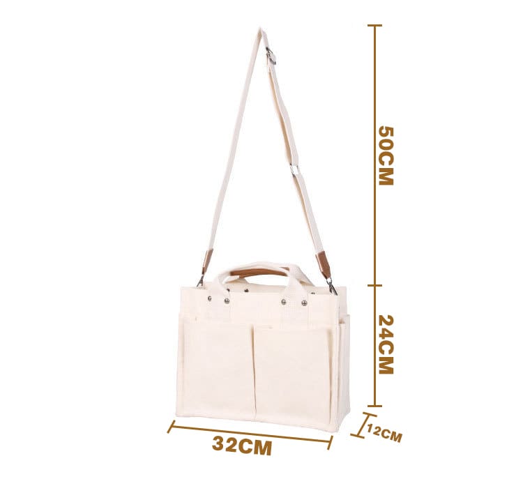 Canvas Tote Bag with Straps