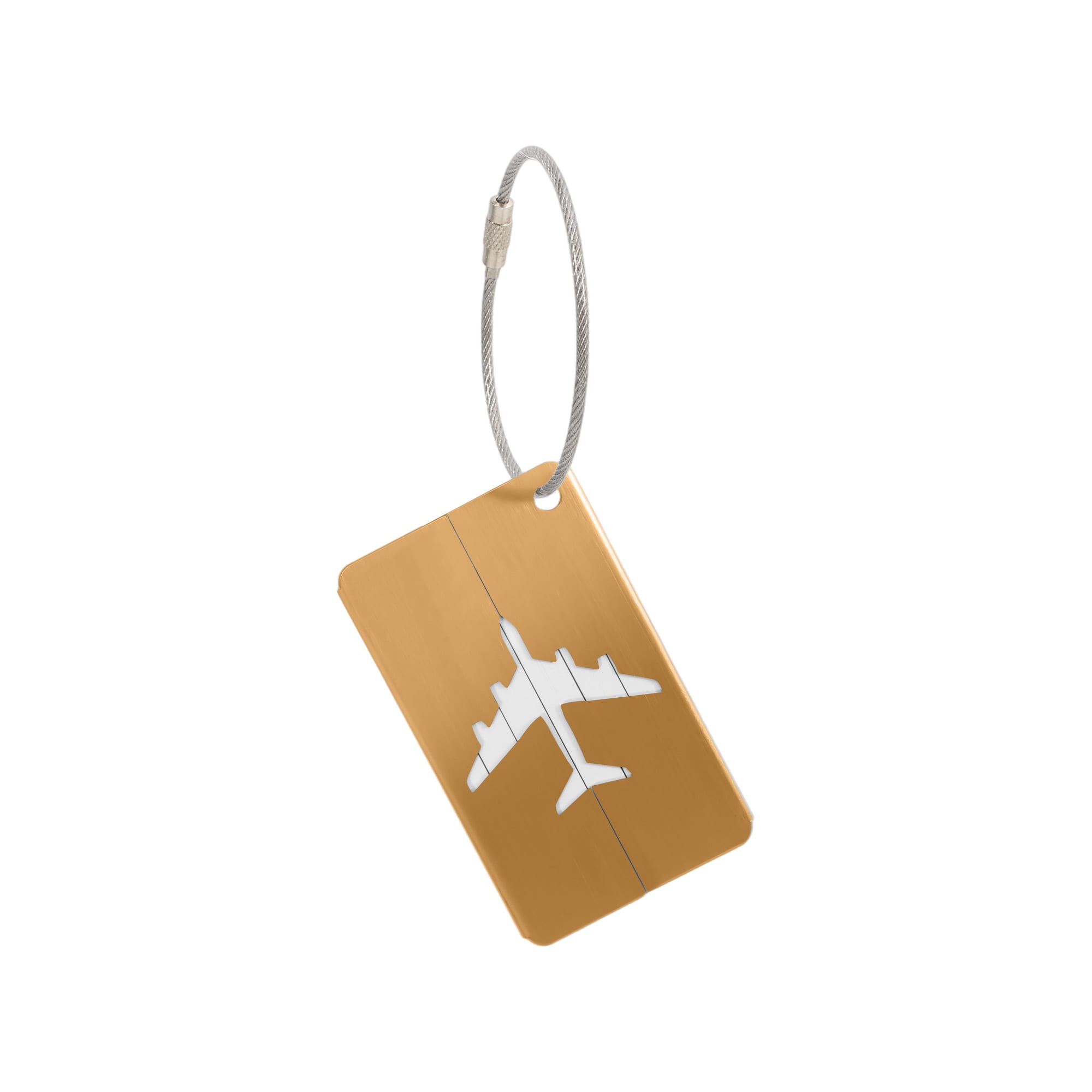 Plane Square Wire Cable Luggage Tag