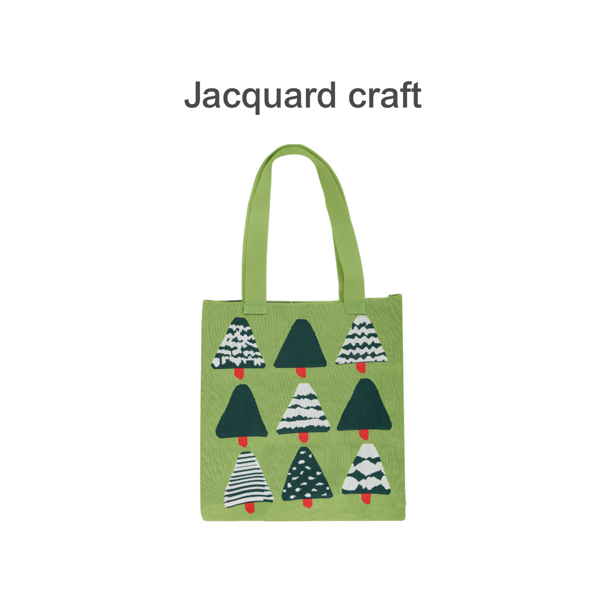 Knitted Flat Tote Bag