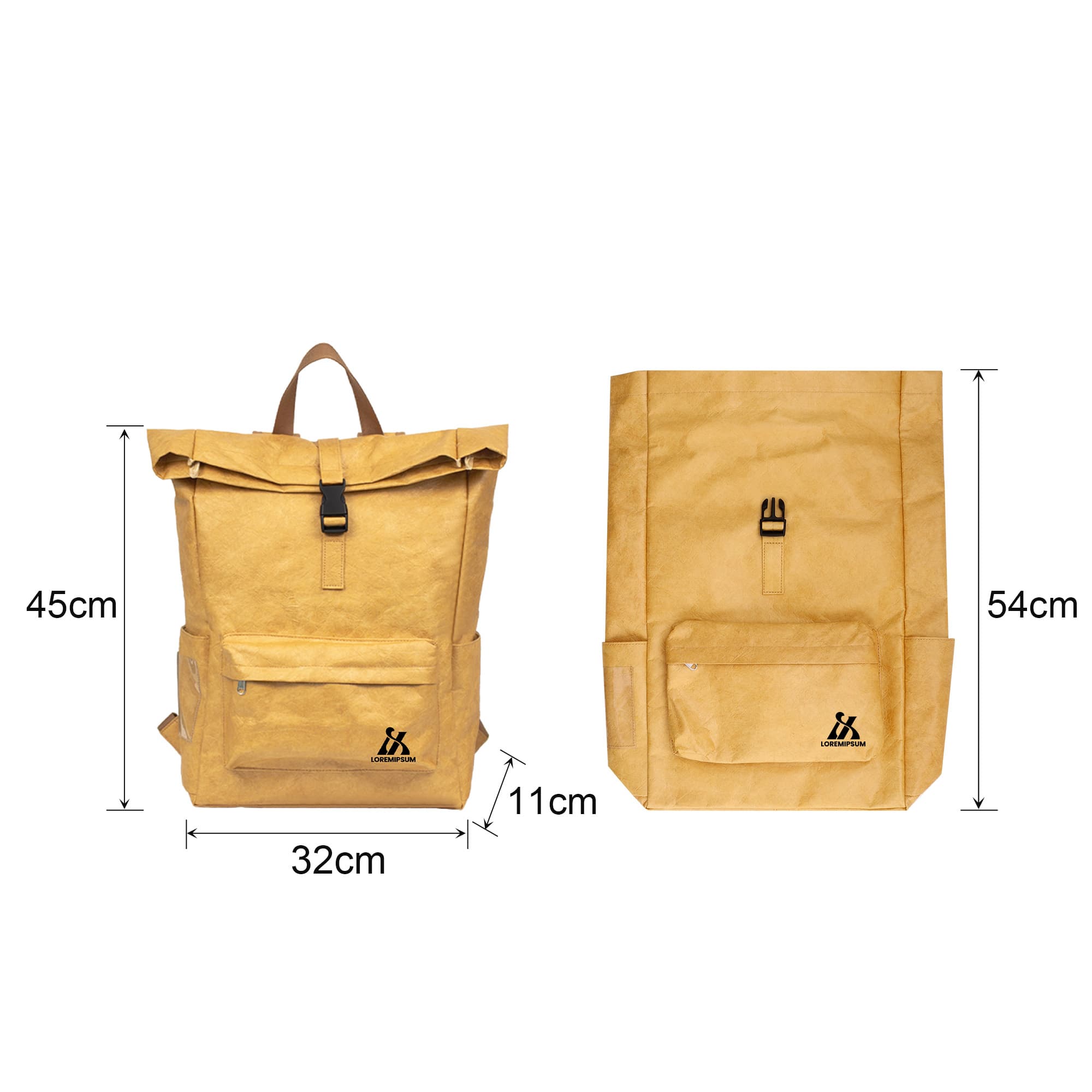 Tyvek Roll Top Backpack