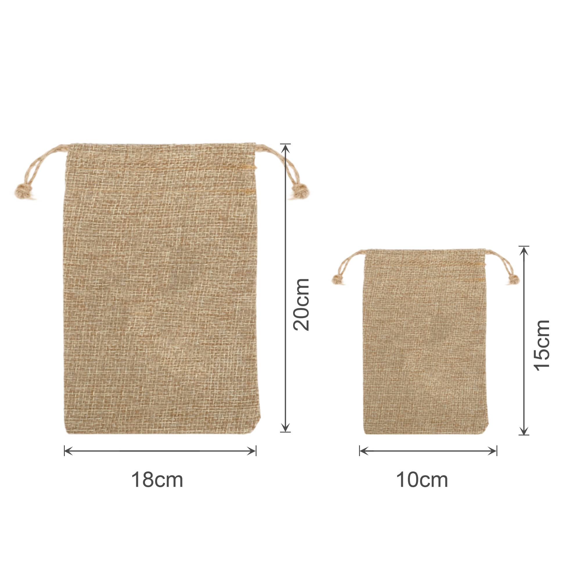 Linen Drawstring Gift Bags