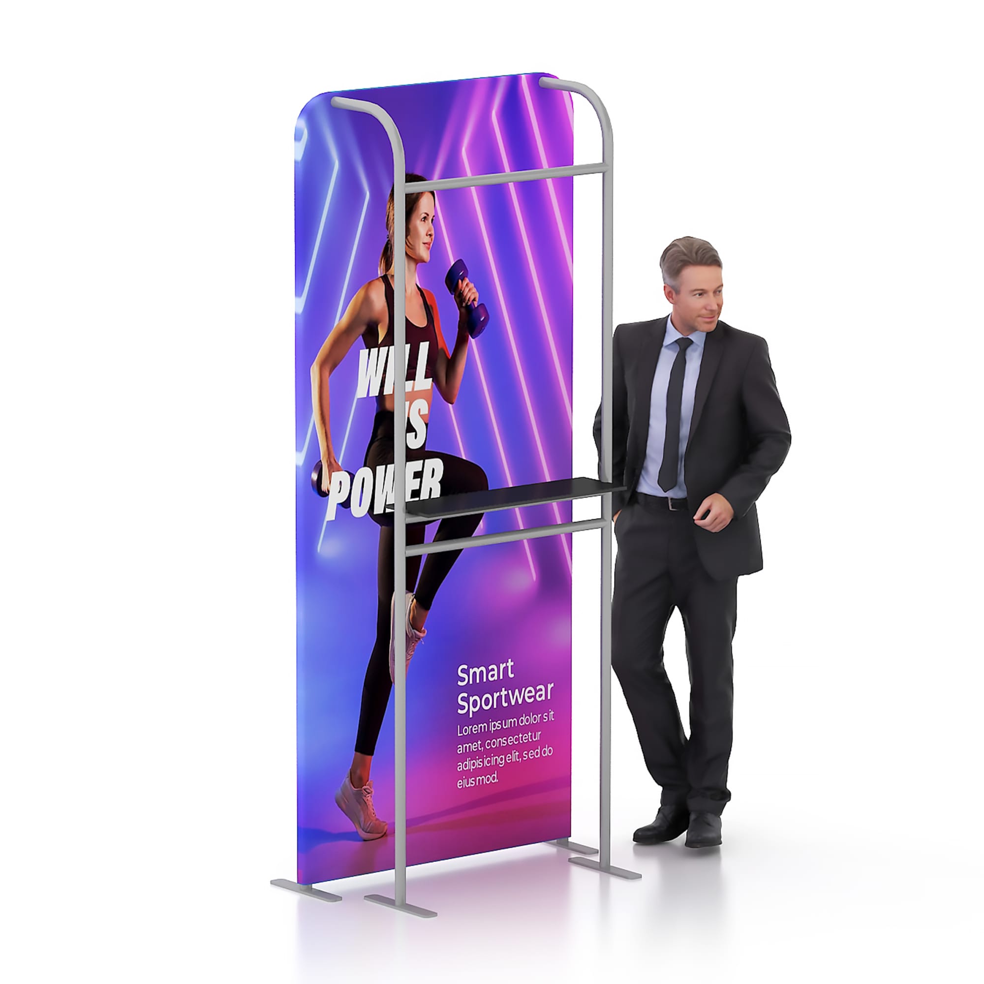 Banner Stand Merchandise Display