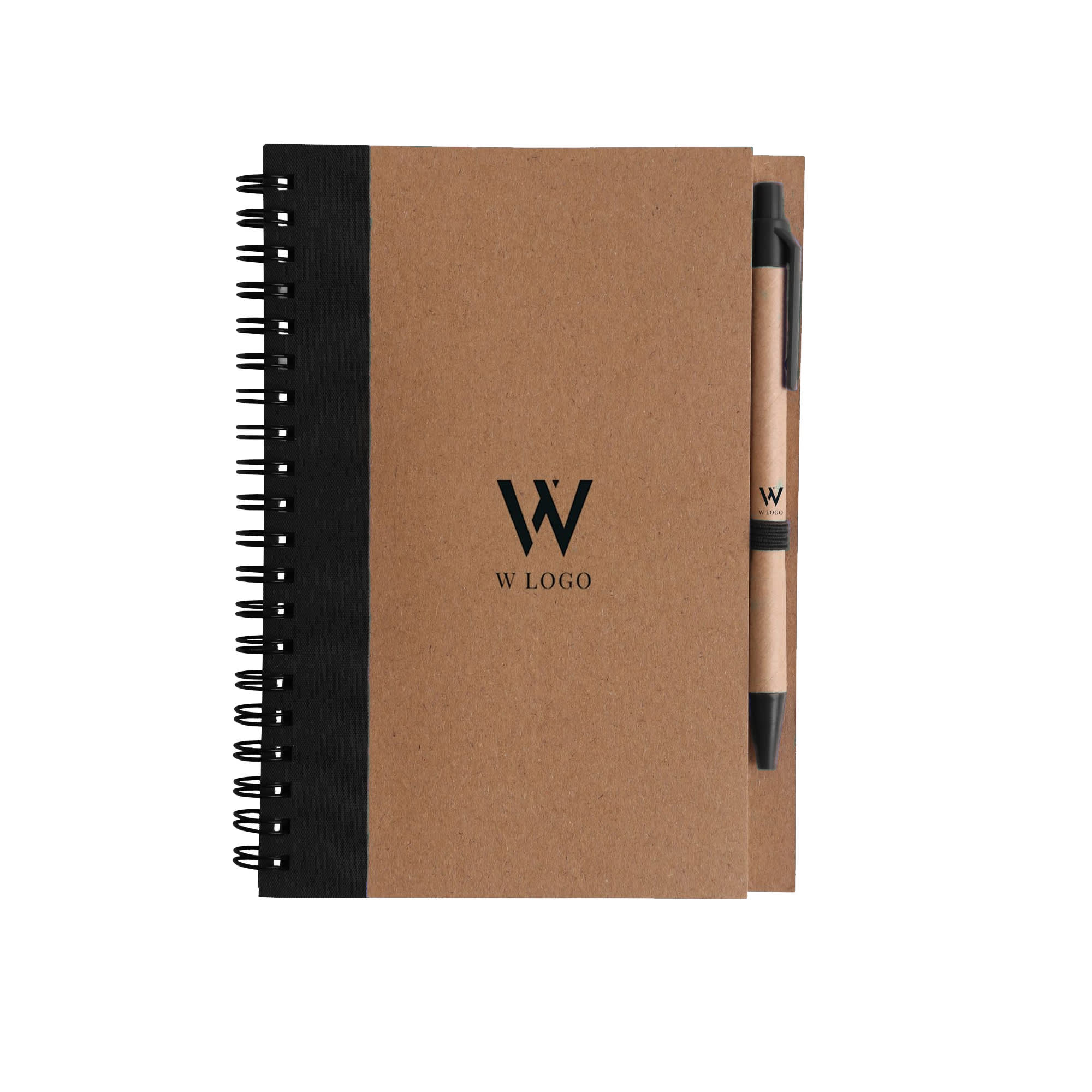 Kraft Notebook with Ballpoint Pen