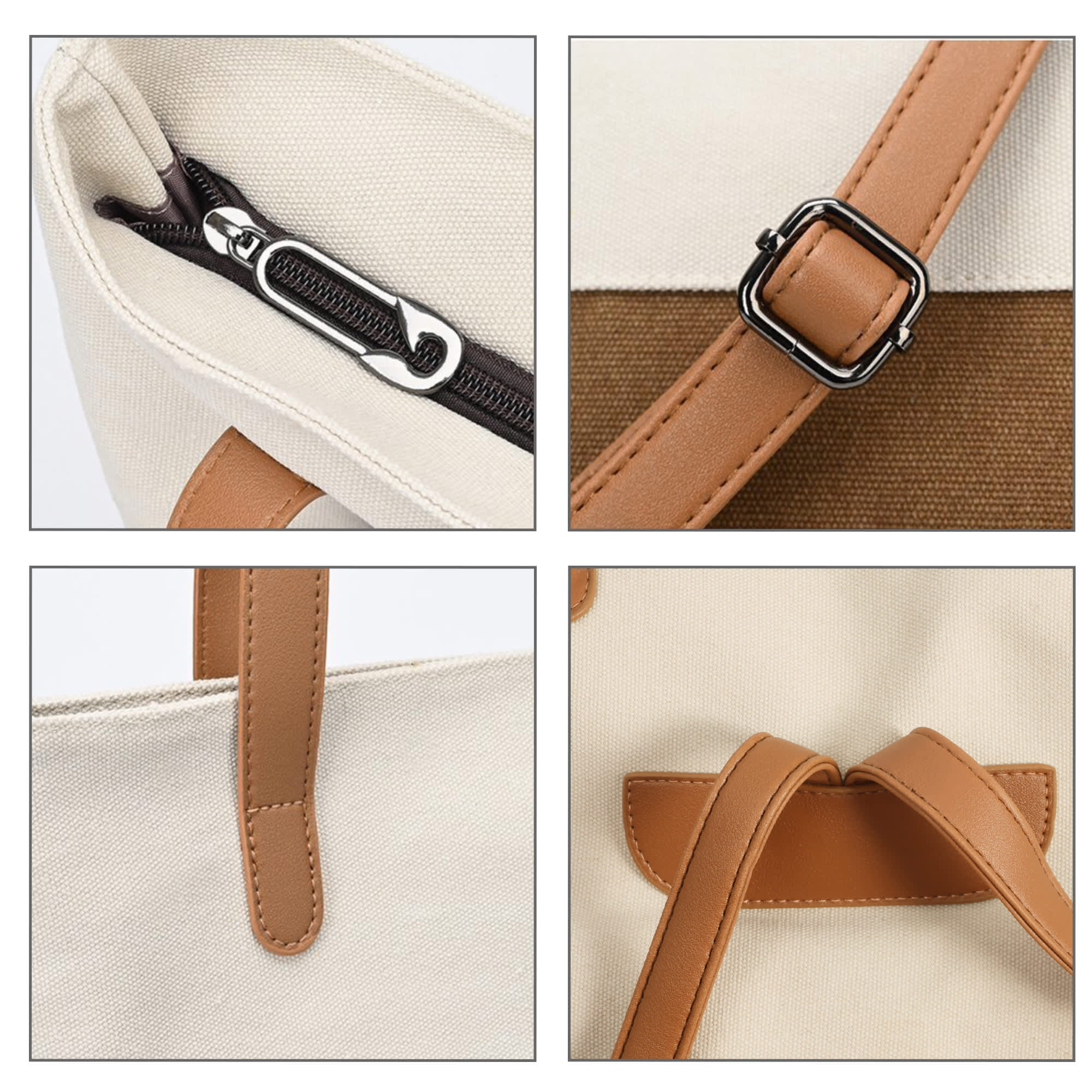 Convertible Canvas Backpack to Tote Bag