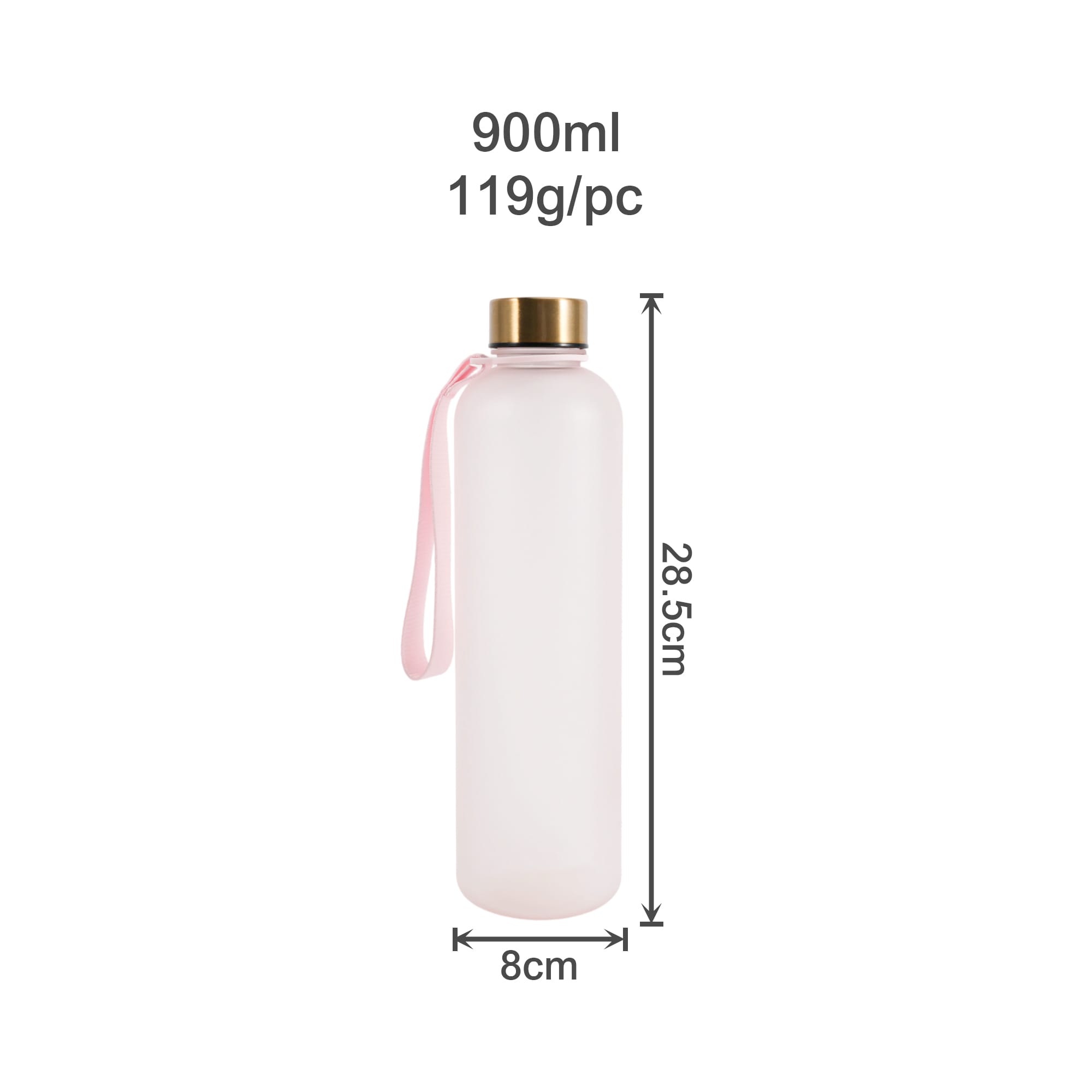 900ML BPA Free Tritan Water Bottle