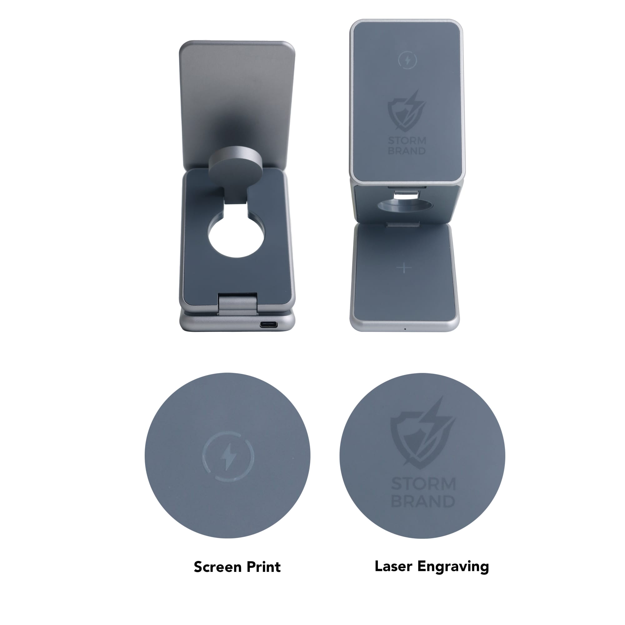 Premium 3 in 1 Foldable Wireless Charger Stand