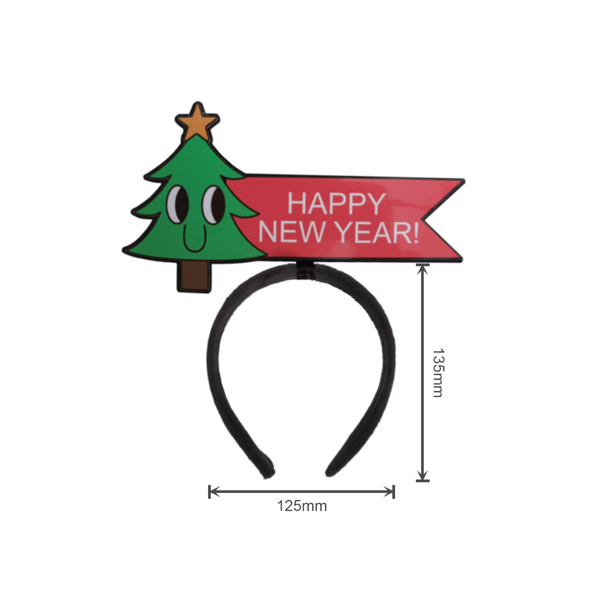 Glossy Coated Topper Headband