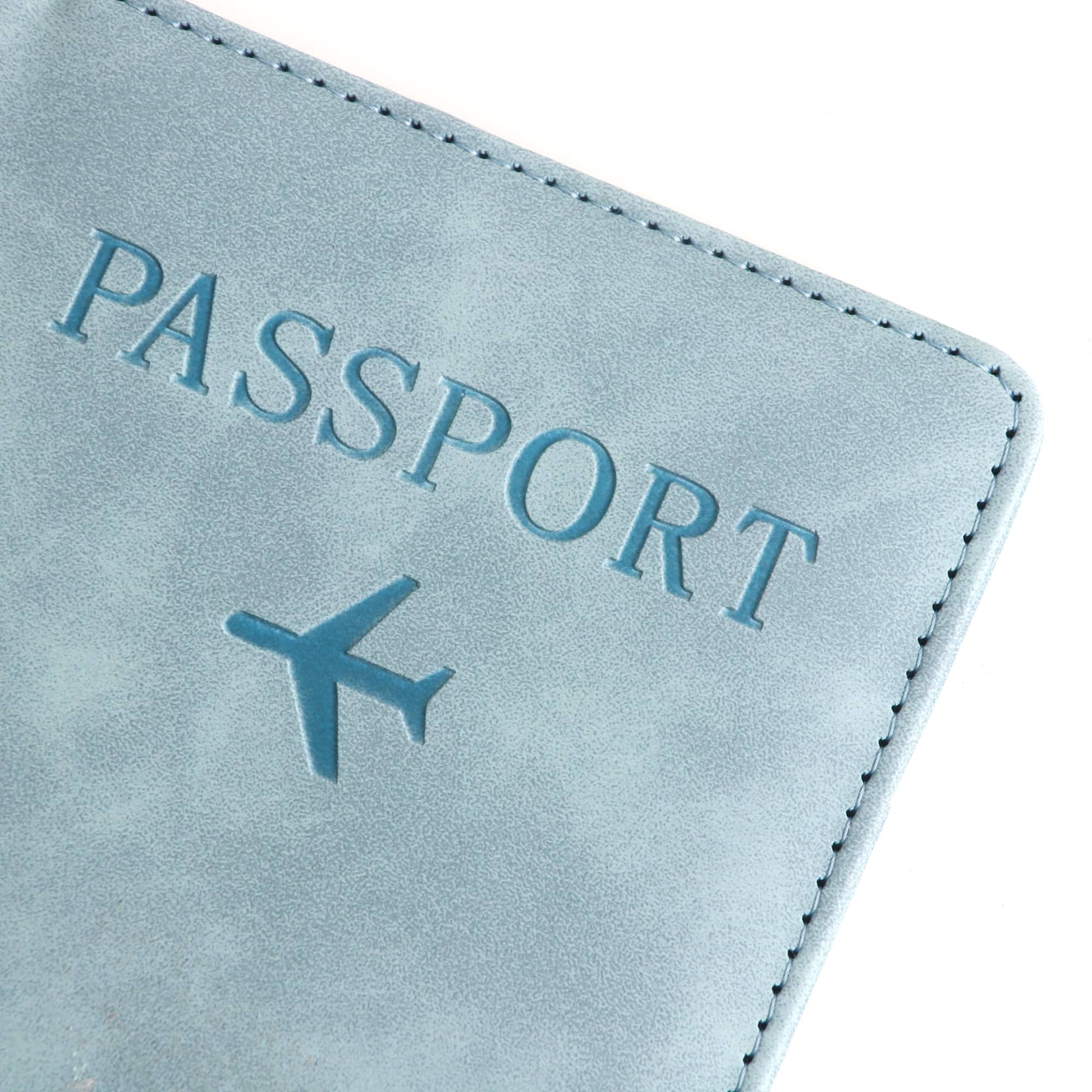 RFID Multifunctional PU Leather Passport Holder