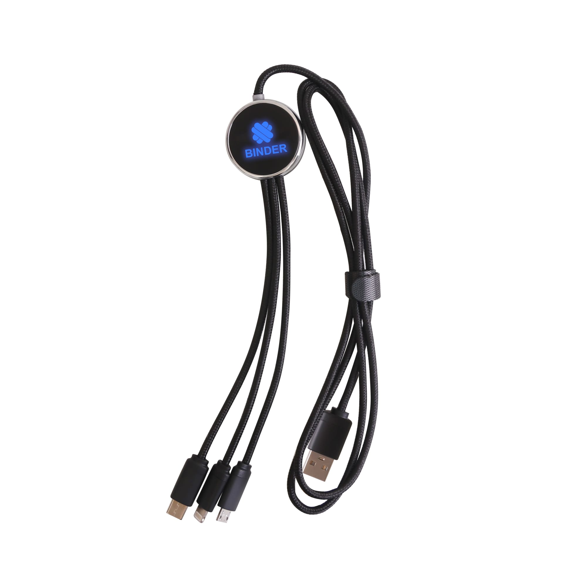 3-In-1 Light Up 1.2m Long Charging Cable
