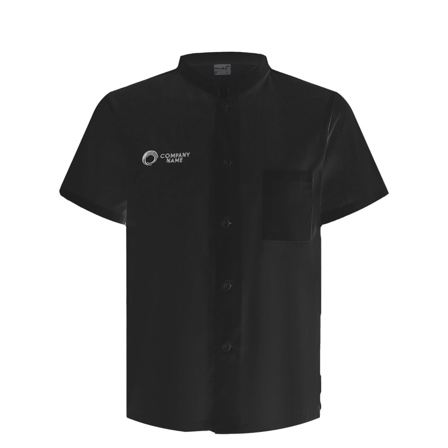 Classic Short Sleeves Single Breasted Chef Jacket