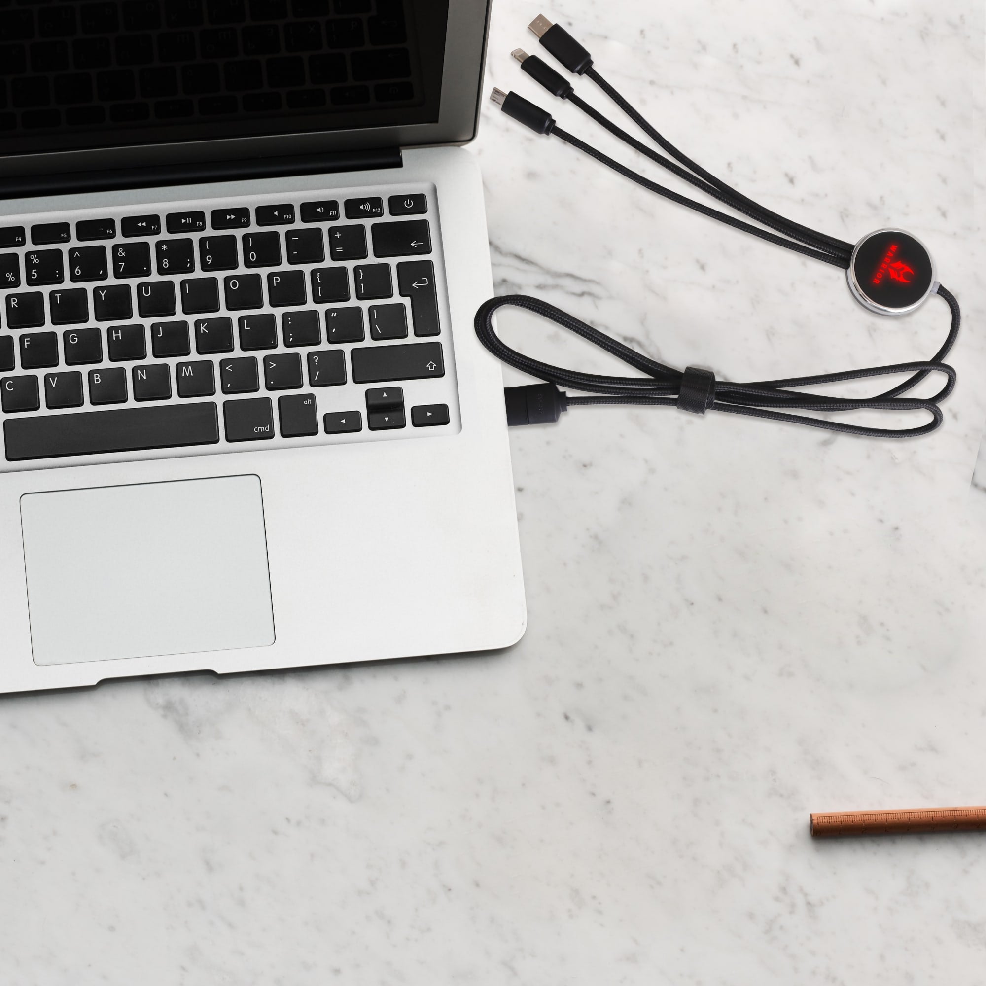 3-In-1 Light Up 1.2m Long Charging Cable