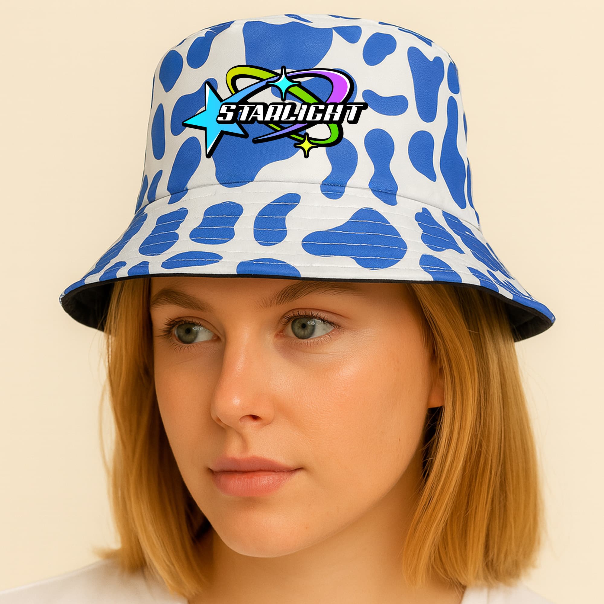 Cow Print Bucket Hat