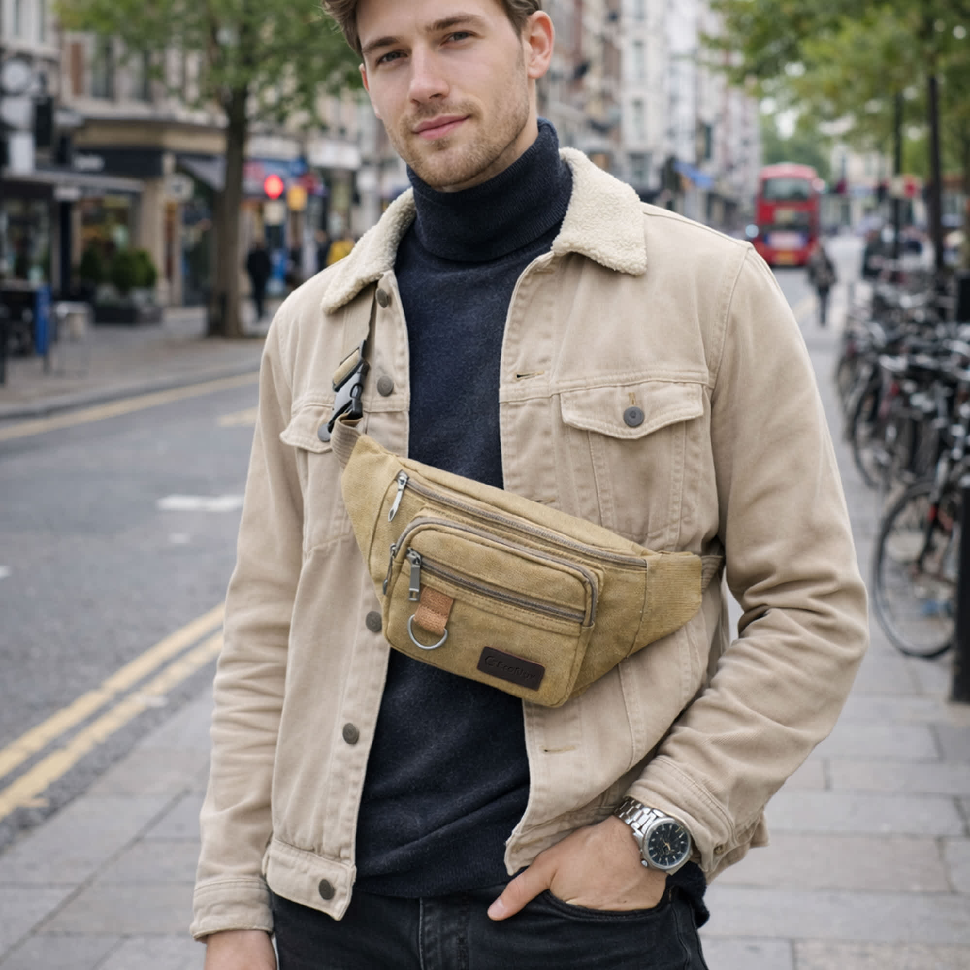 Canvas Waist Bag