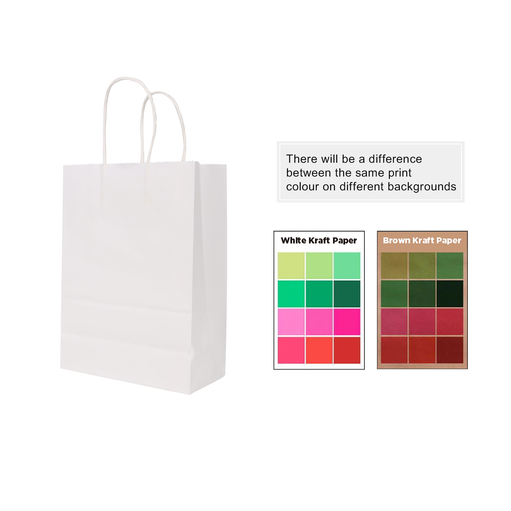Twisted Handle Kraft Paper Bag(260x330x120mm)