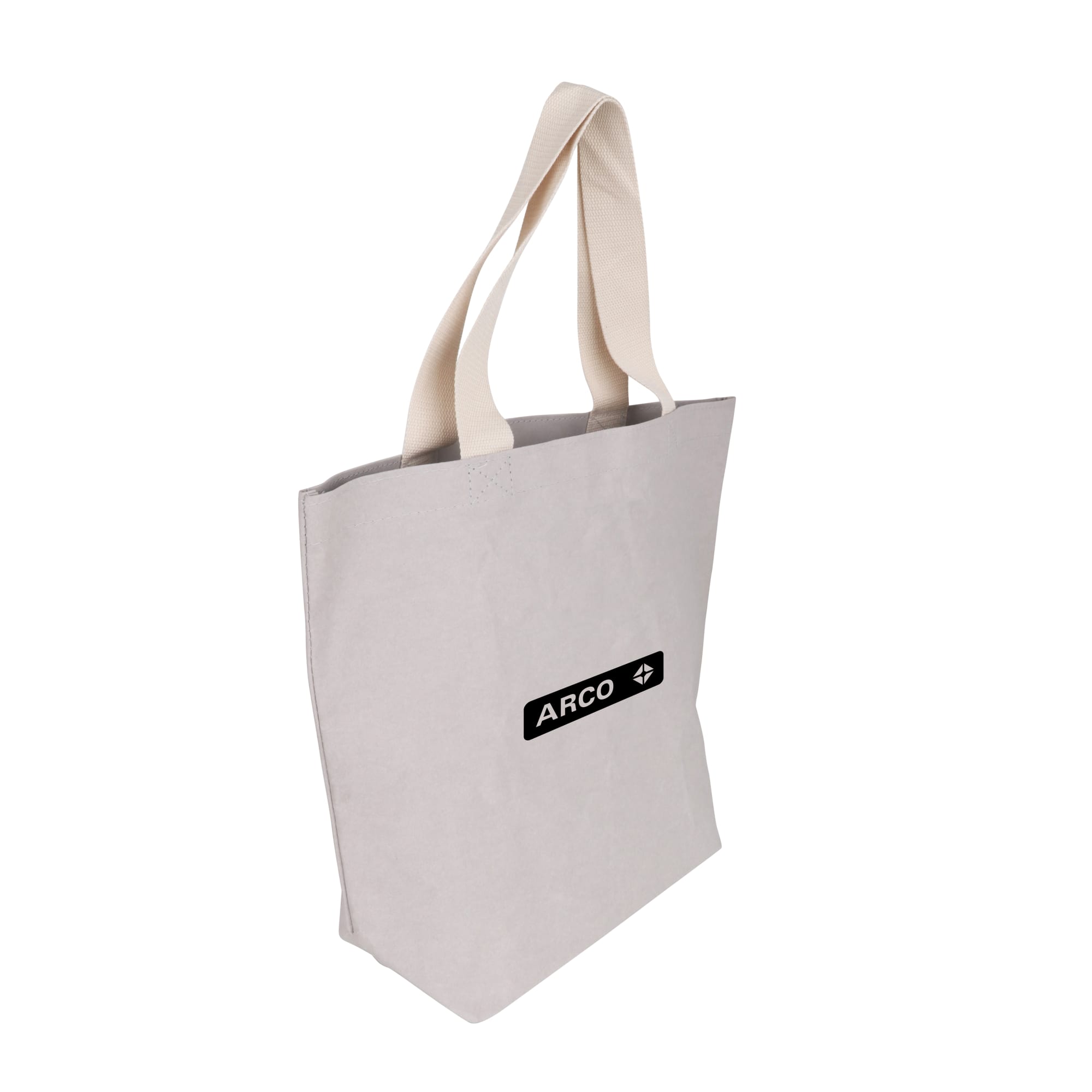 Large Washable Kraft Paper Bag with Cotton Handle(430x345x125mm)