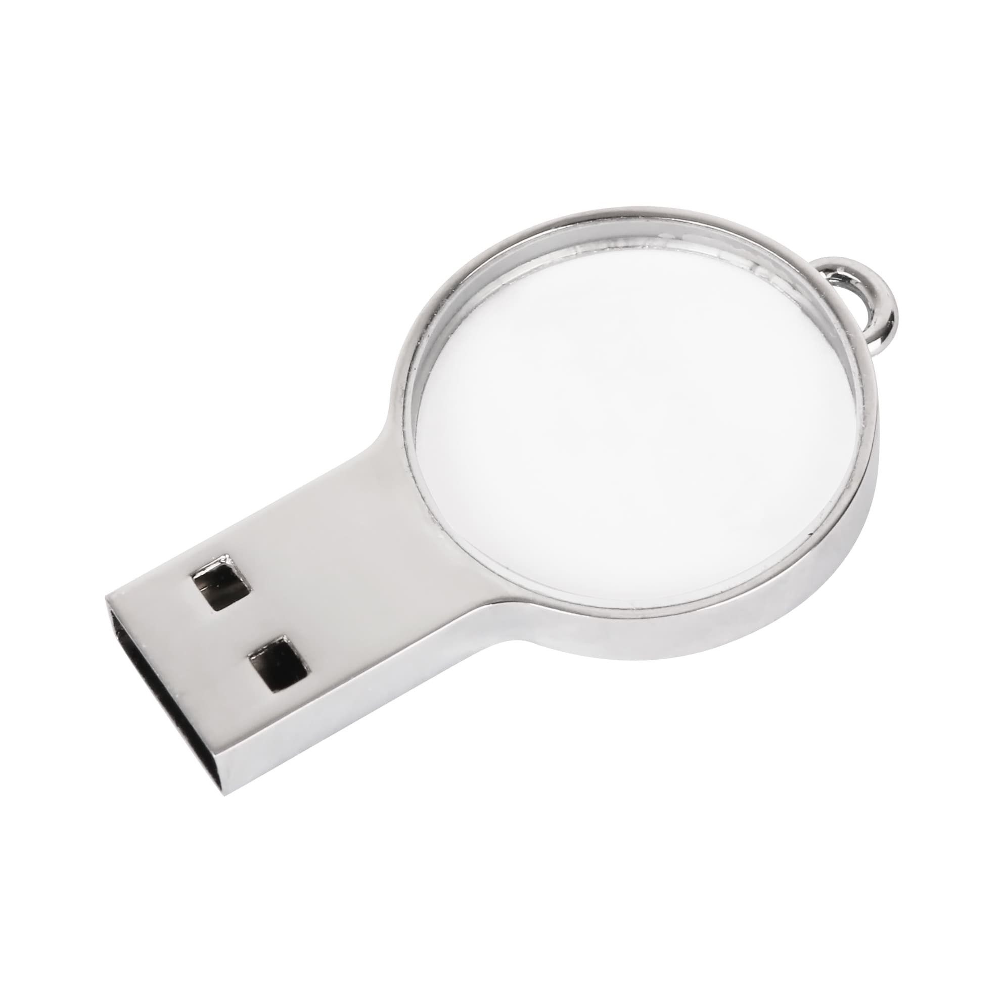 Mini Round Crystal Flash Drive