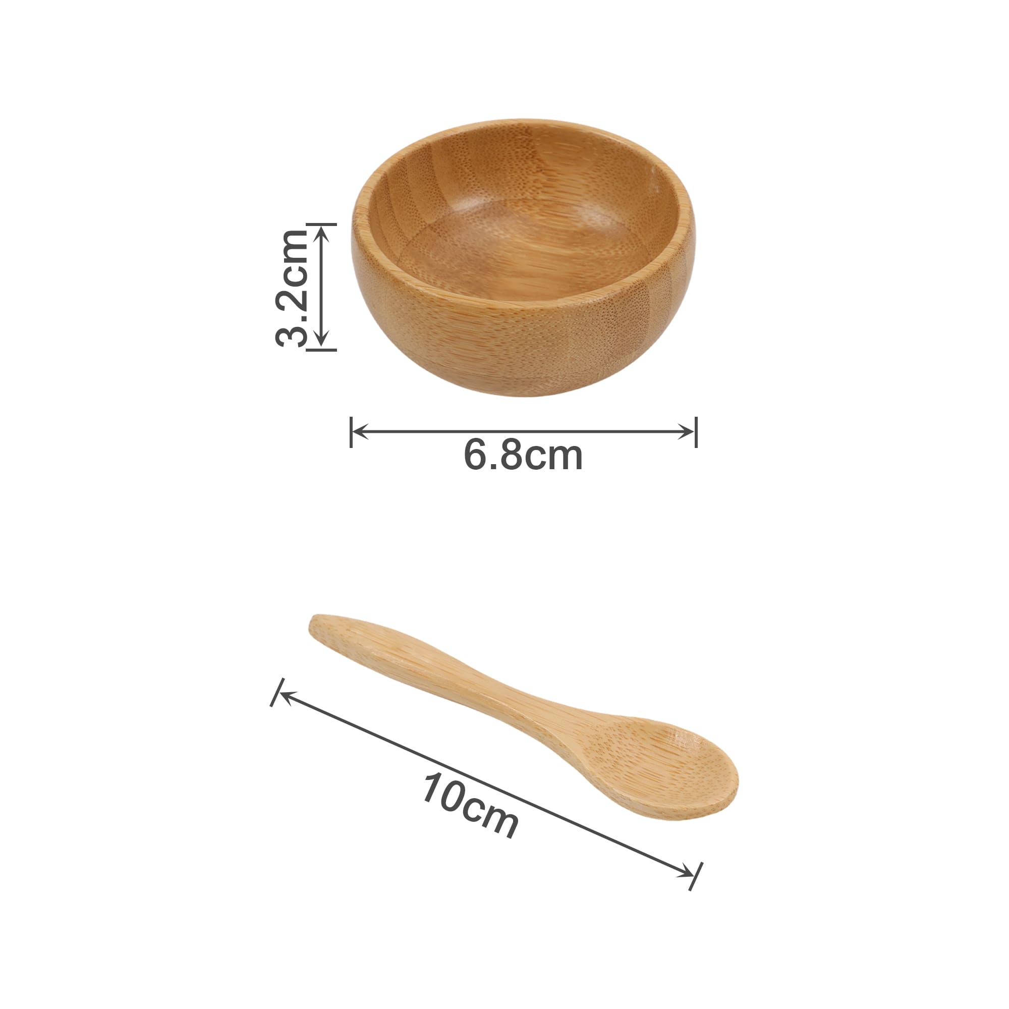 Bamboo Facial Mask Bowl Set