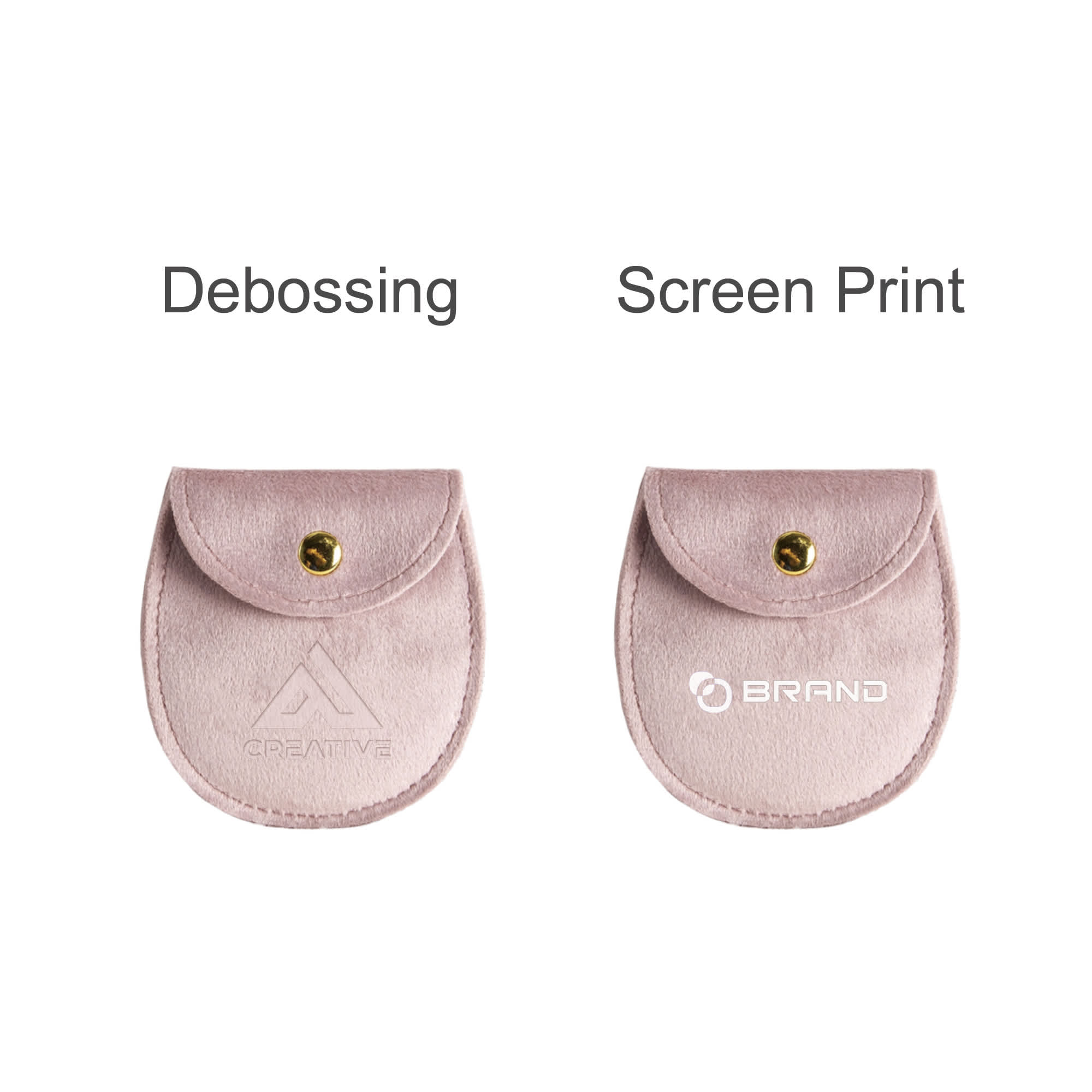 Oval Velvet Jewellery Pouch