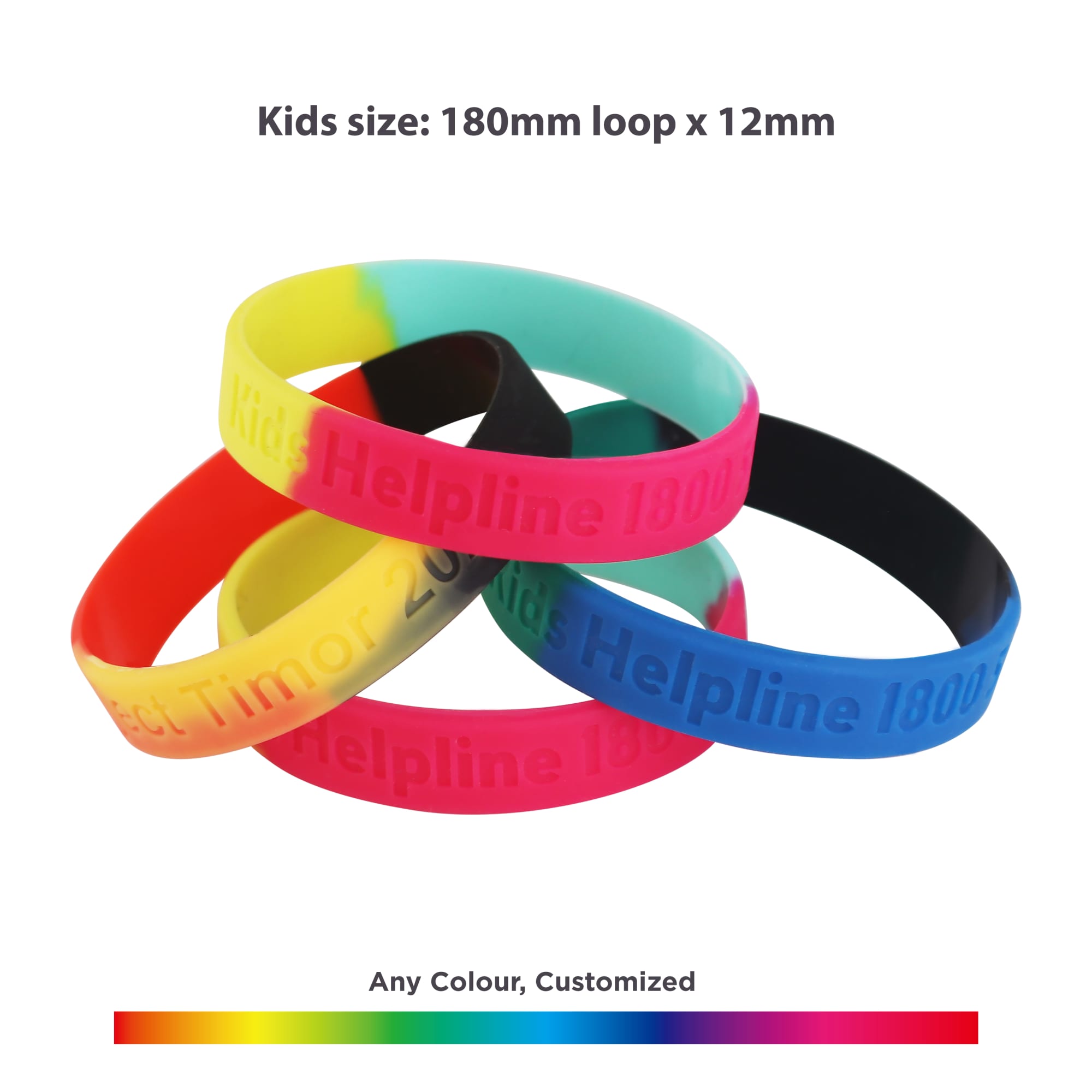 Sectional Coloured Wristband