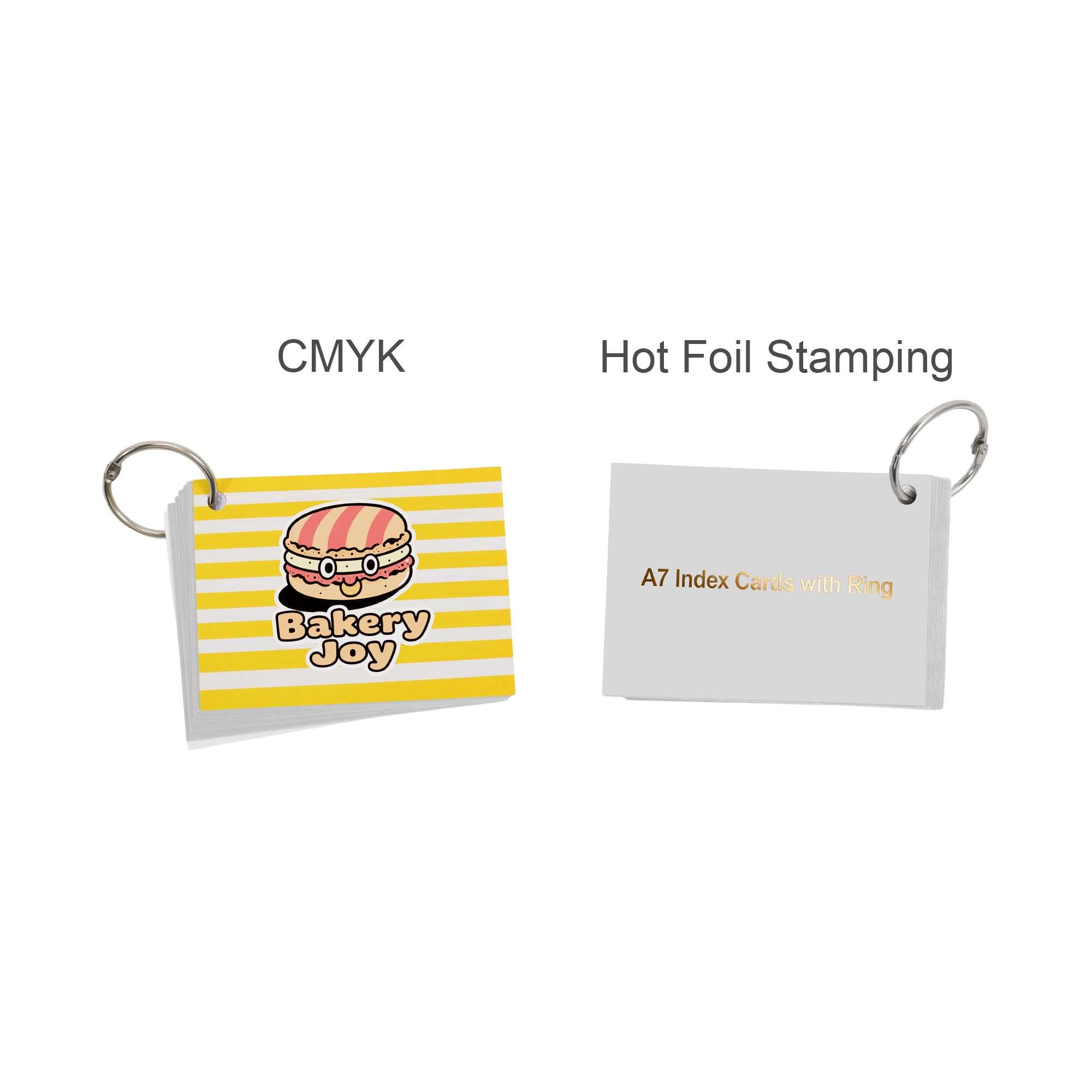 A7 Index Cards with Ring