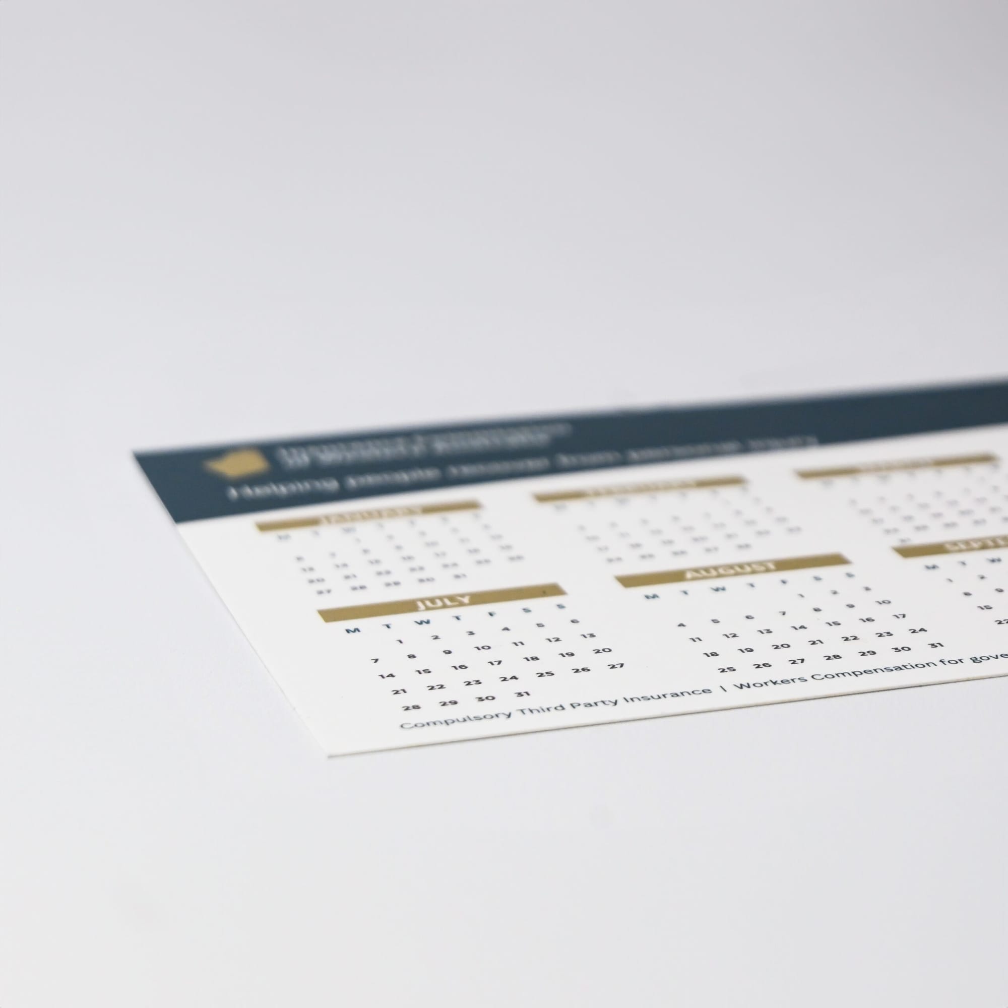 Magnetic Tab Calendar