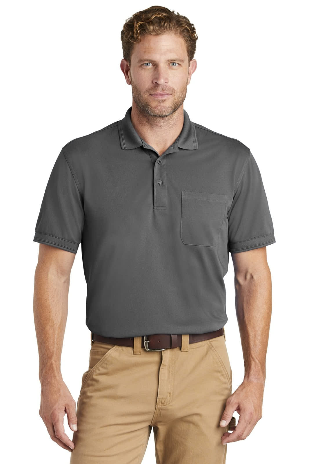 CornerStone  Industrial Snag-Proof Pique Pocket Polo