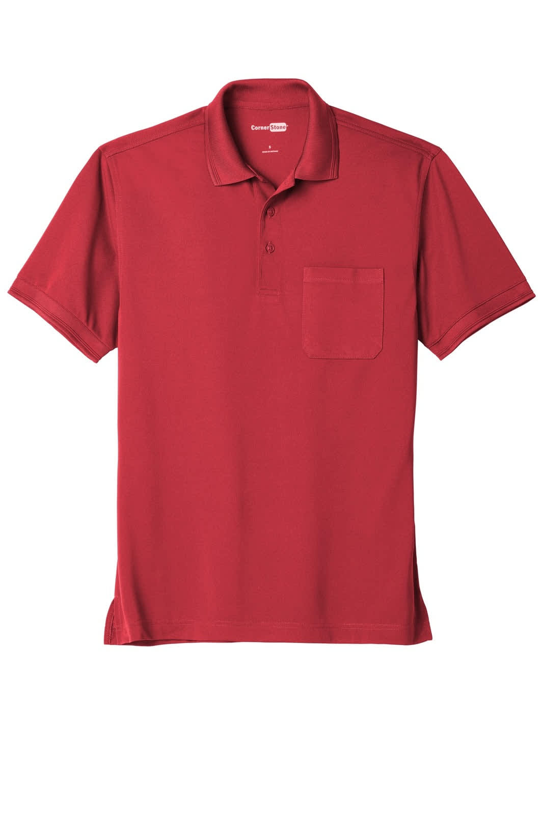CornerStone  Industrial Snag-Proof Pique Pocket Polo