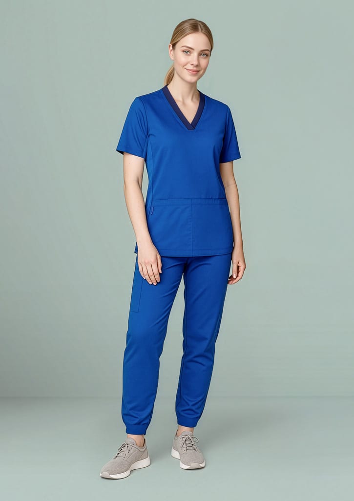 Womens Riley Stretch Scrub Top