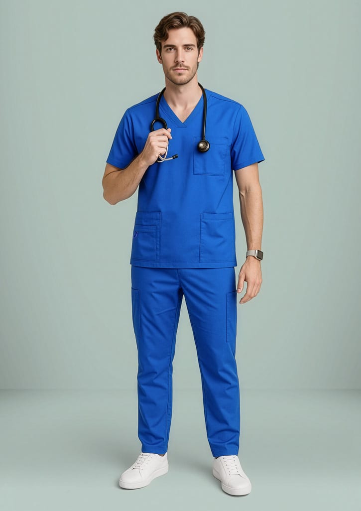 Mens Avery V-Neck Scrub Top