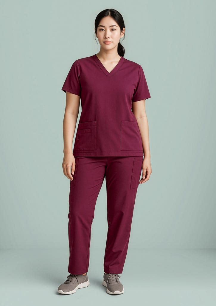 Womens Avery V-Neck Scrub Top