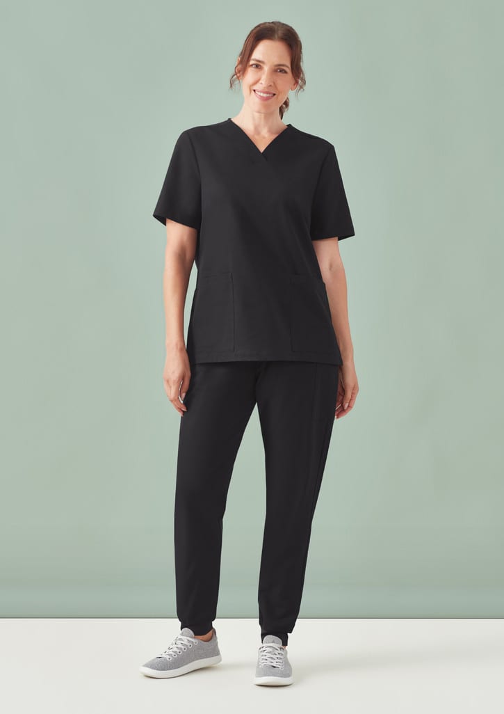 Womens Pulse V-Neck Scrub Top