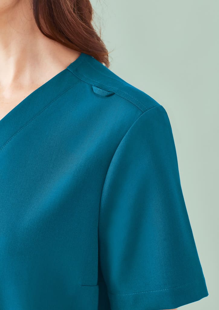 Womens Pulse V-Neck Scrub Top