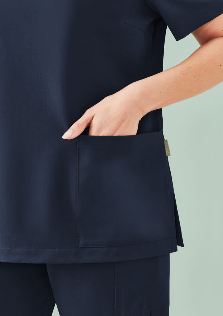 Womens Pulse V-Neck Scrub Top