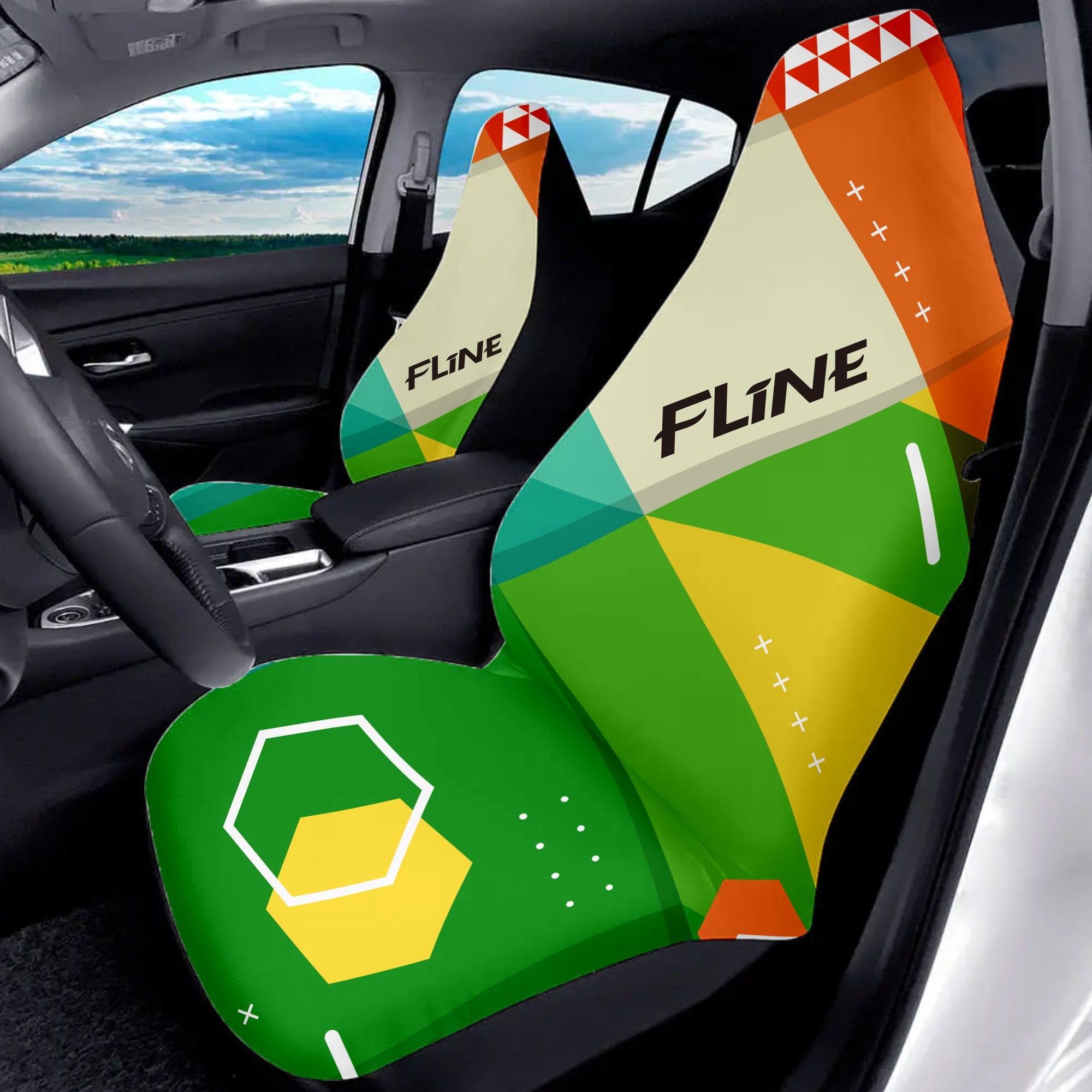 Full Colour Car Seat Cover