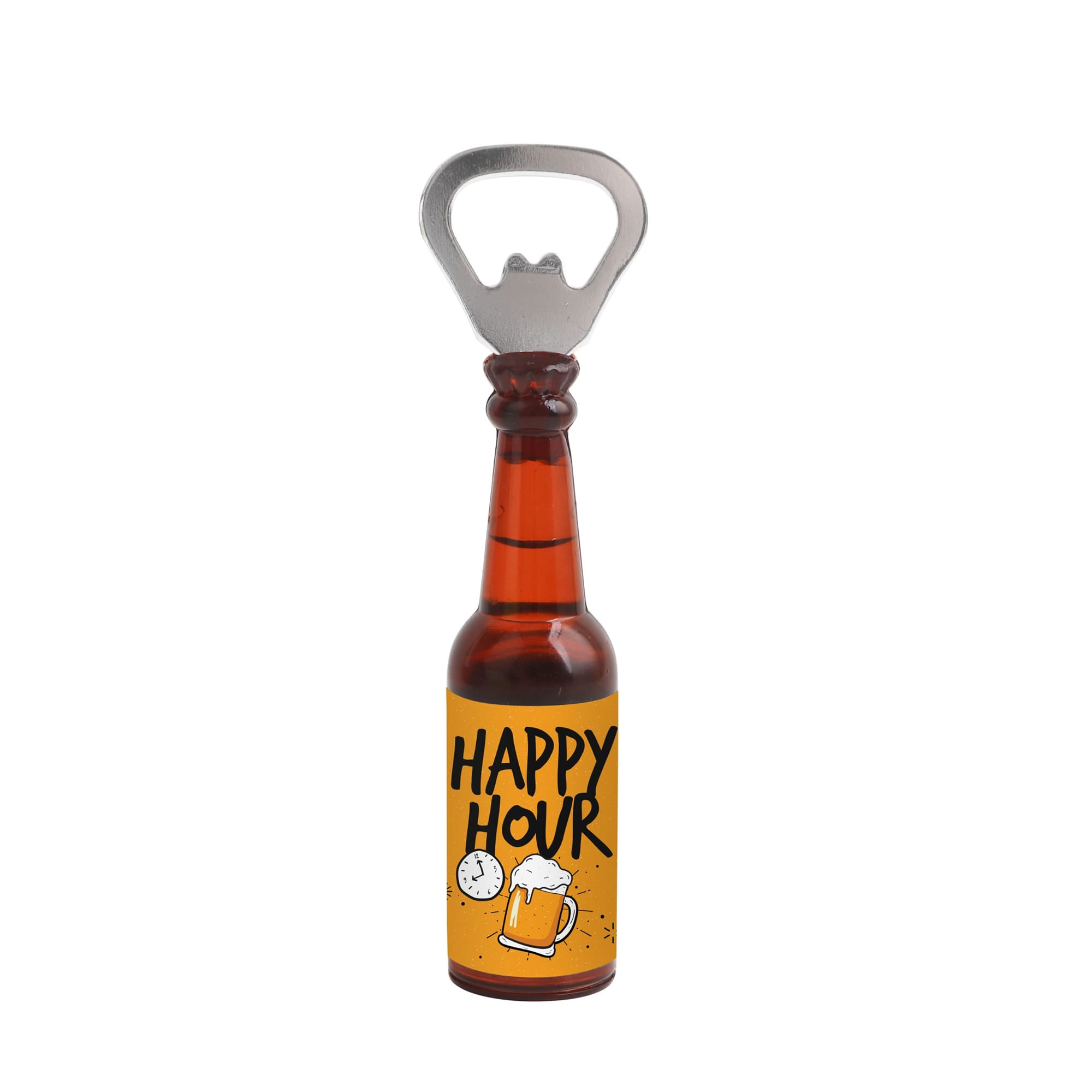 Bottle Shaped Opener with Fridge Magnet