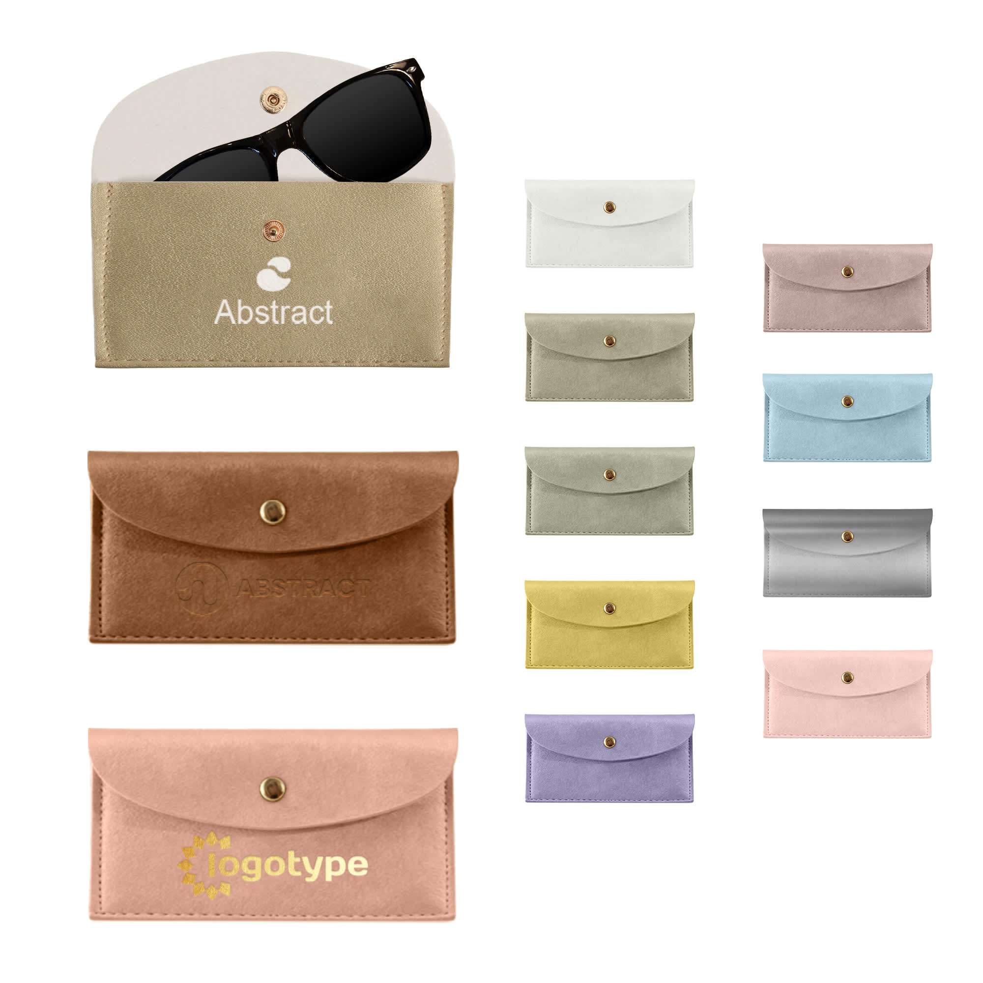 PU Leather Glasses Pouch A