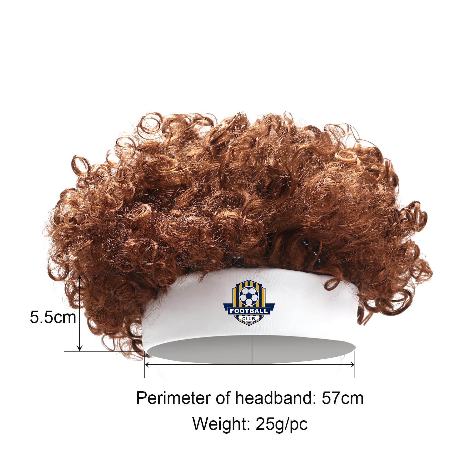 Solid Afro Headband Wig