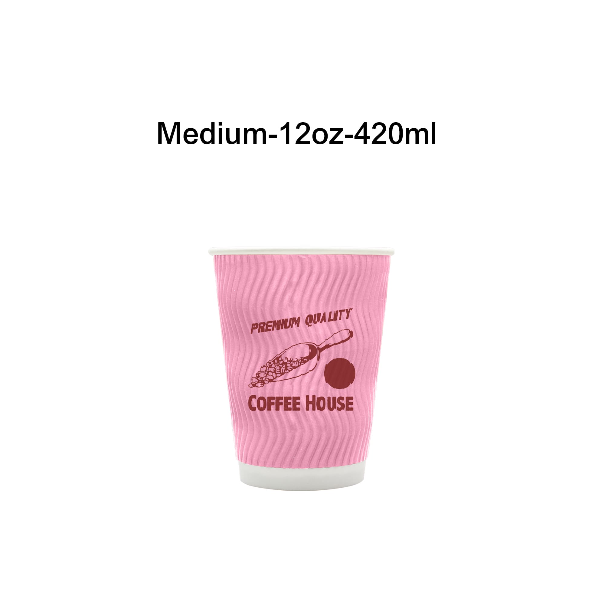 Home Compostable Aqueous Corrugated Double Wall Paper Cups